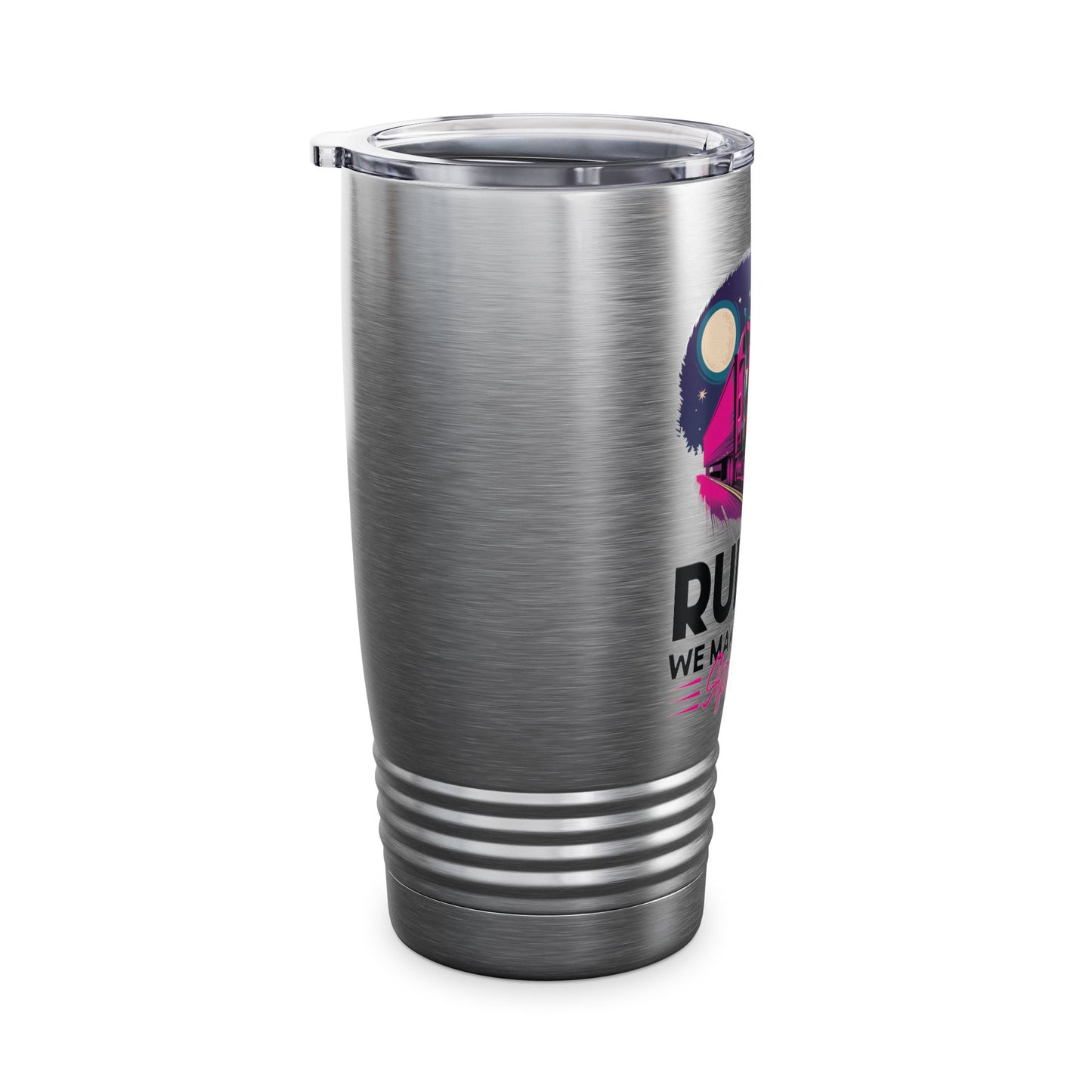 Custom Truck Driver Tumbler - 20oz - "Rules? We Make Our Own After Dark"