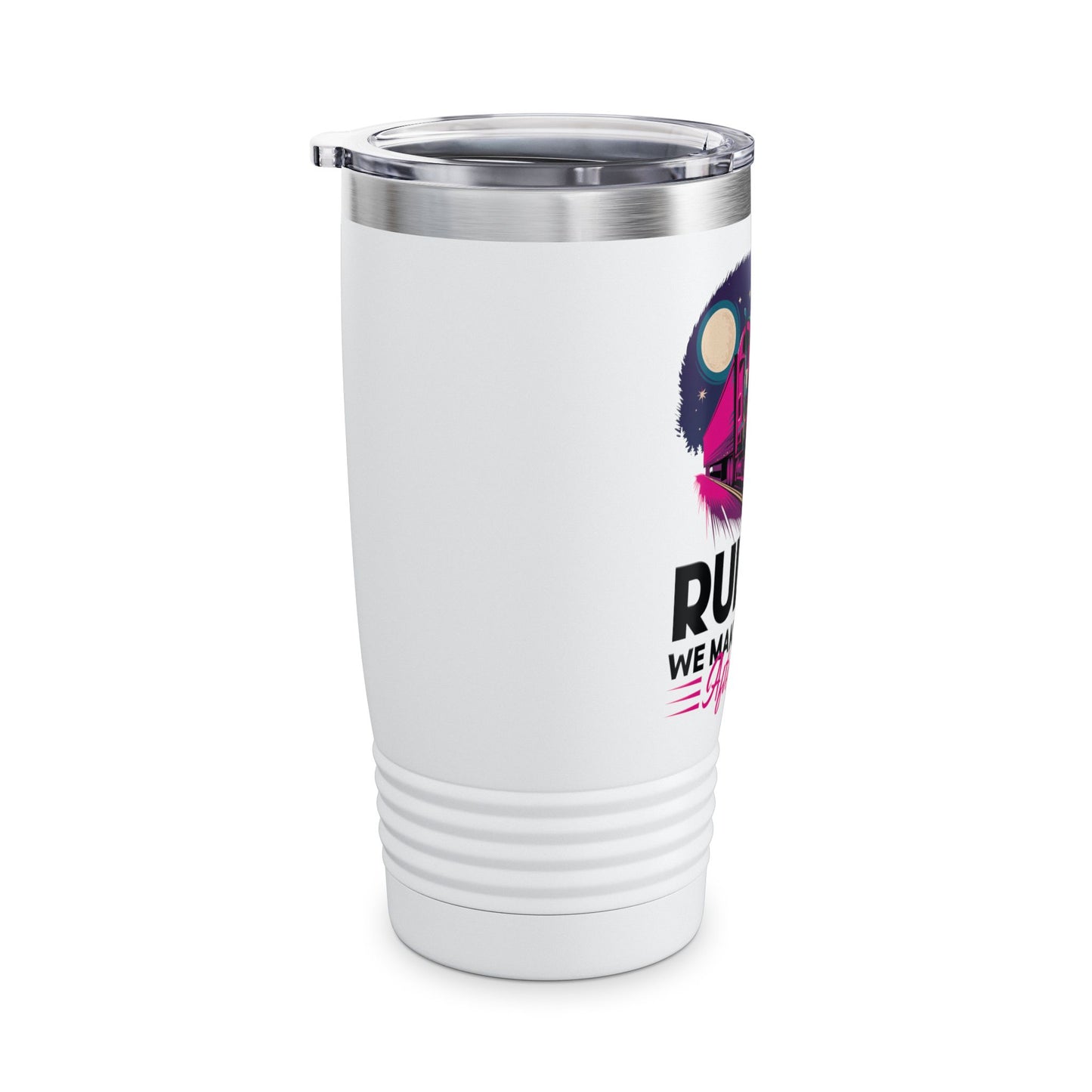 Custom Truck Driver Tumbler - 20oz - "Rules? We Make Our Own After Dark"