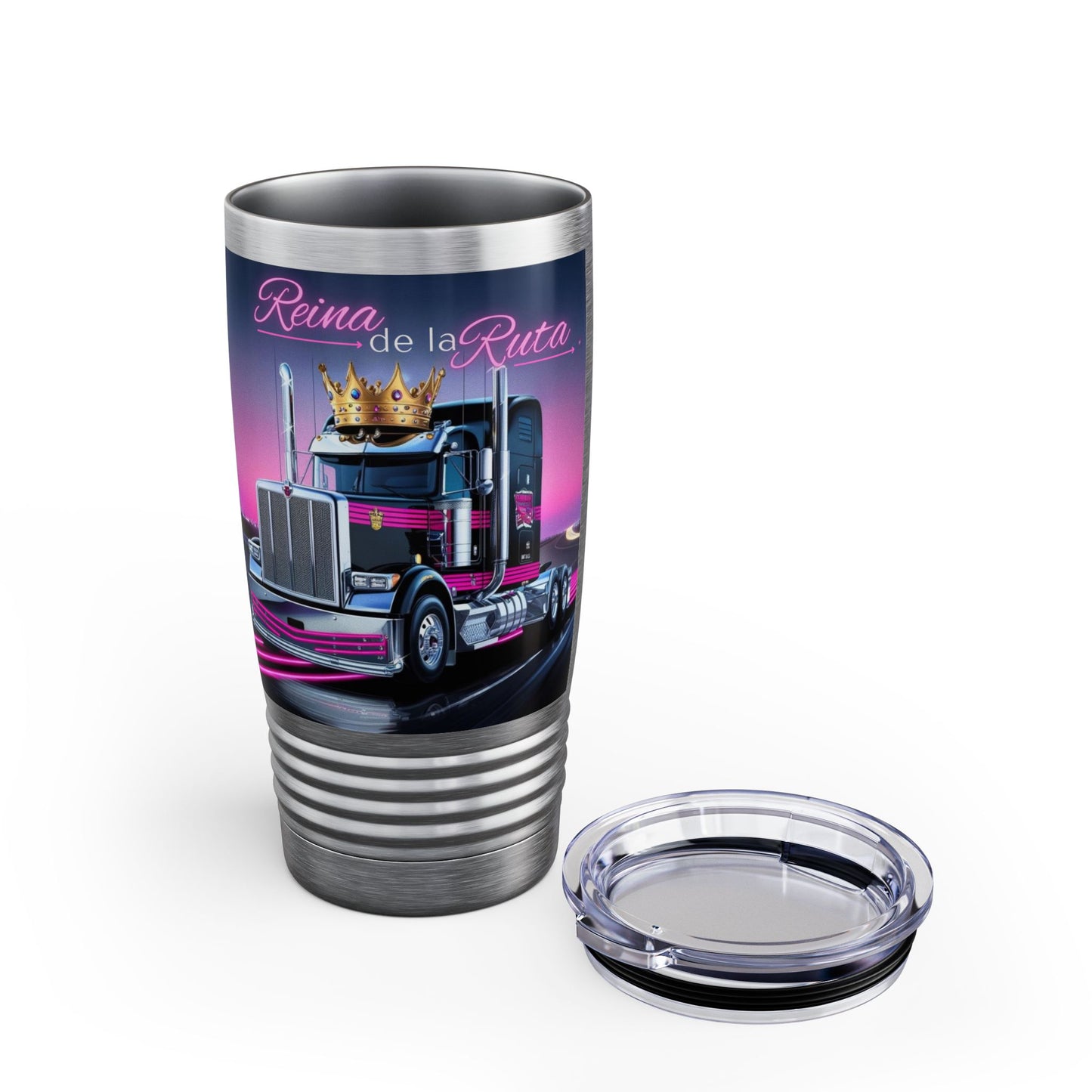 Reina de la Ruta Trucking Tumbler - 20oz Adventure Travel Mug