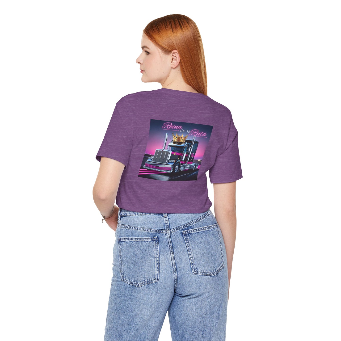 Reina dela Ruta Unisex Jersey Tee - Perfect for Truck Lovers