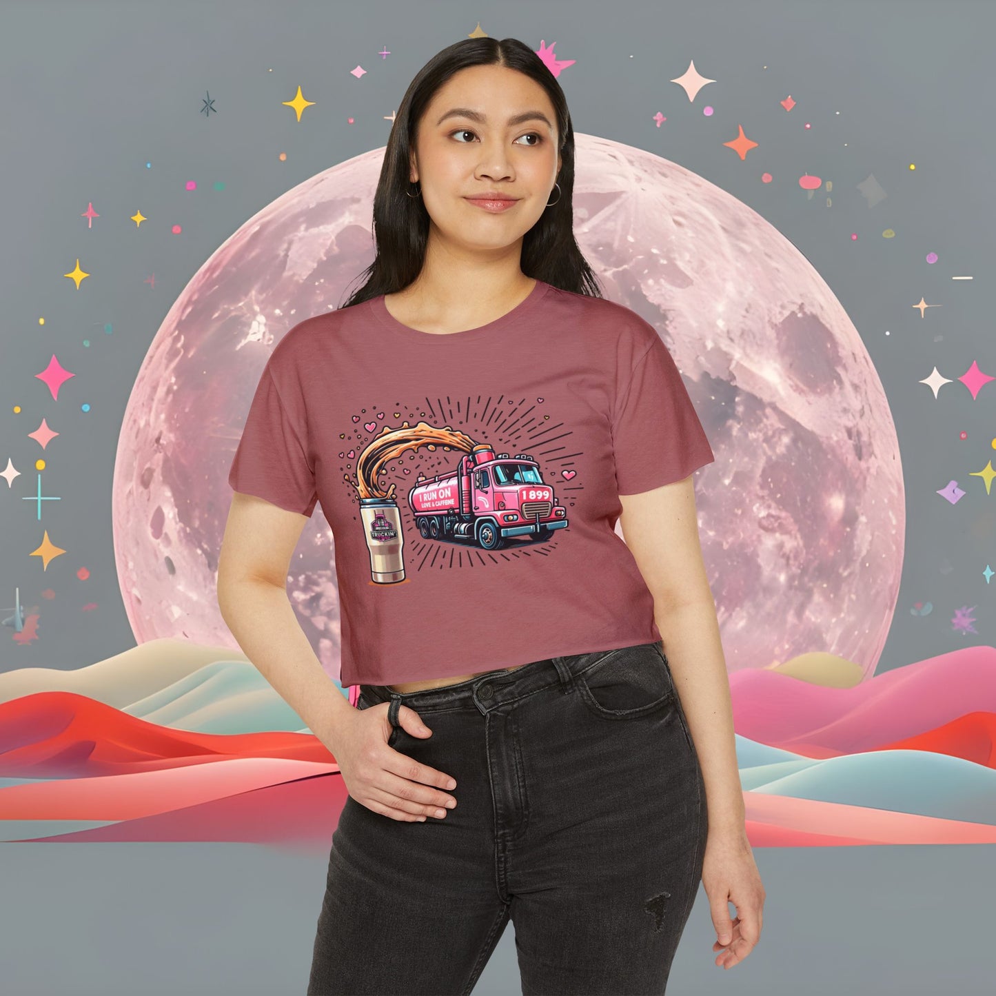 Fun On Festival Crop Top - Women's Summer Music Tee