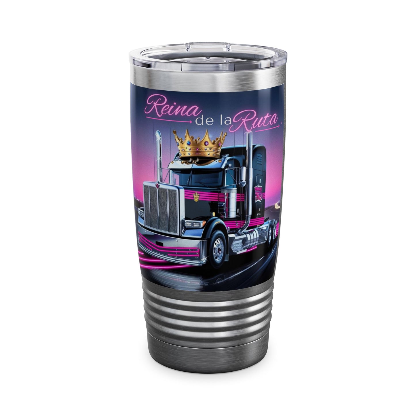 Reina de la Ruta Trucking Tumbler - 20oz Adventure Travel Mug