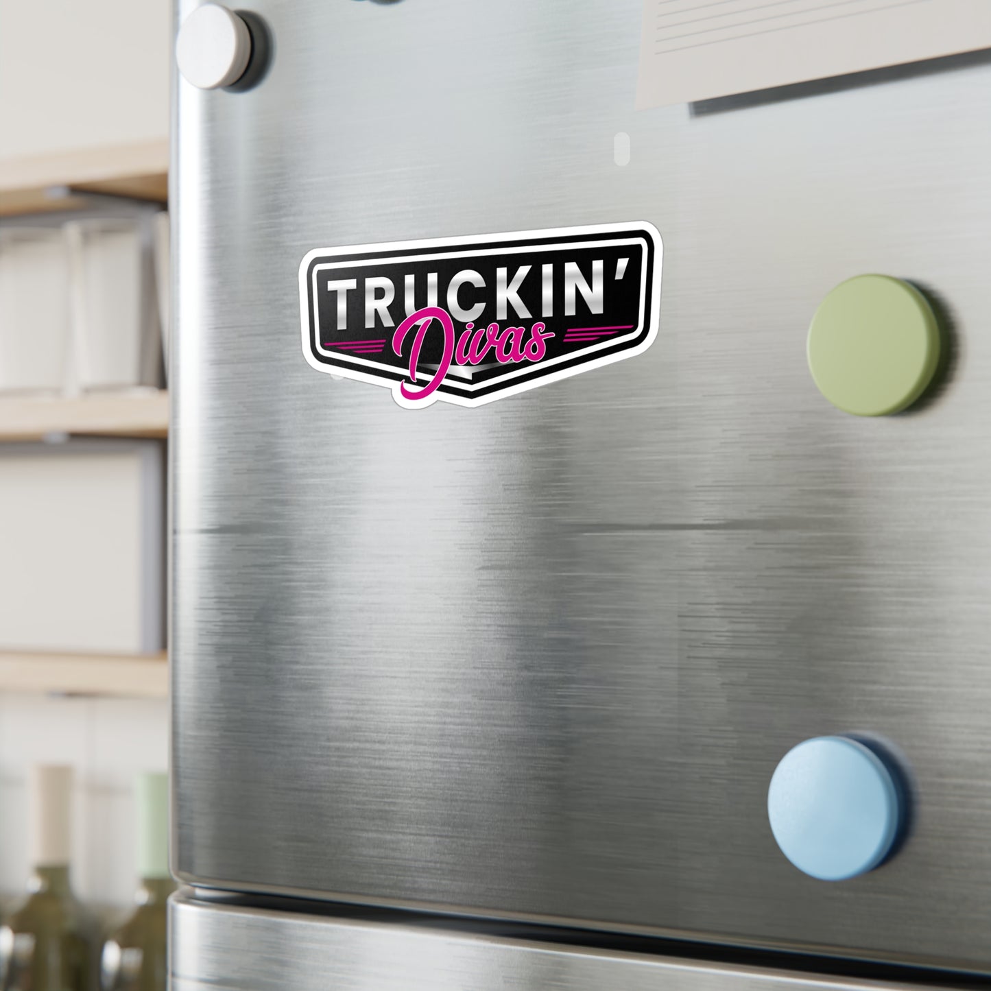 Truckin' Divas Vinyl Decal - Stylish Sticker for Truck Enthusiasts