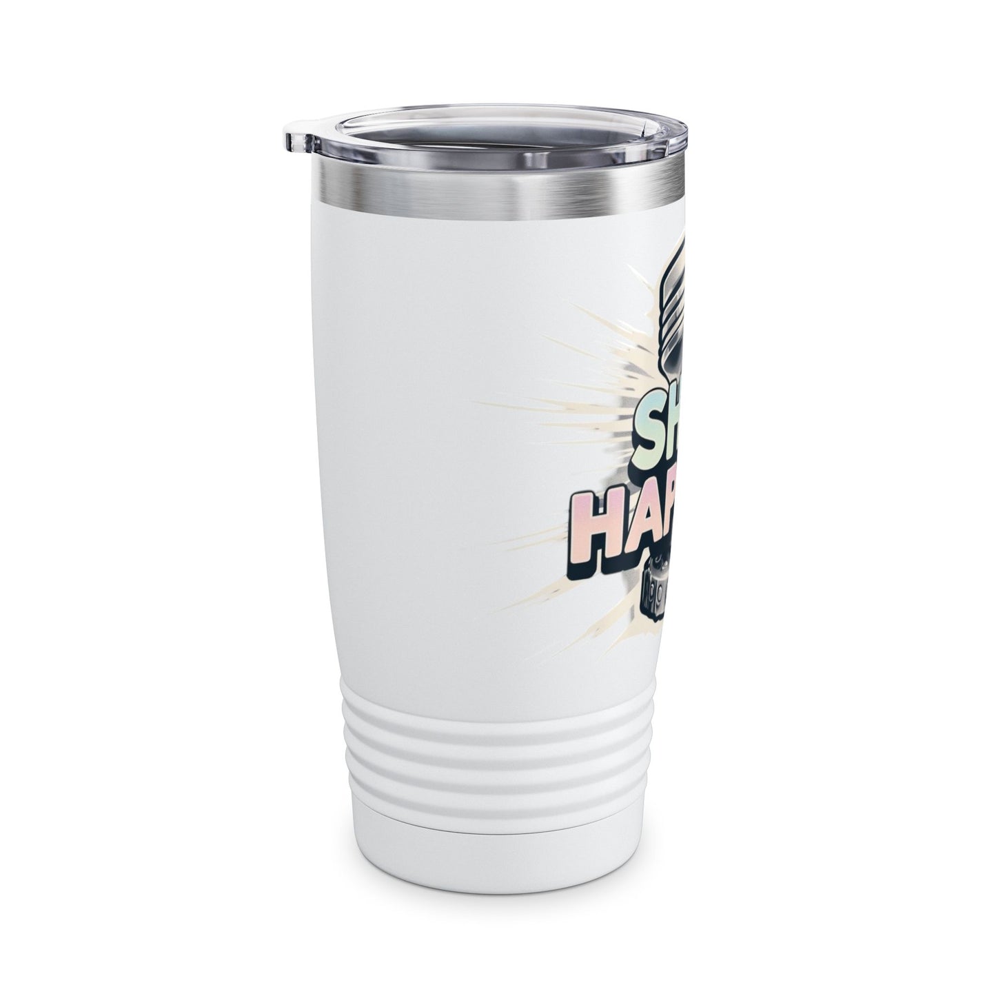 Shift Happens 20oz Ringneck Tumbler - Motivational Travel Mug for Everyday Use