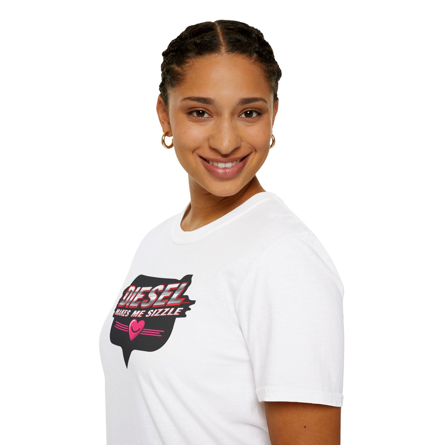 Diesel Makes Me Sizzle Unisex Softstyle T-Shirt - Cool Casual Wear for Diesel Lovers