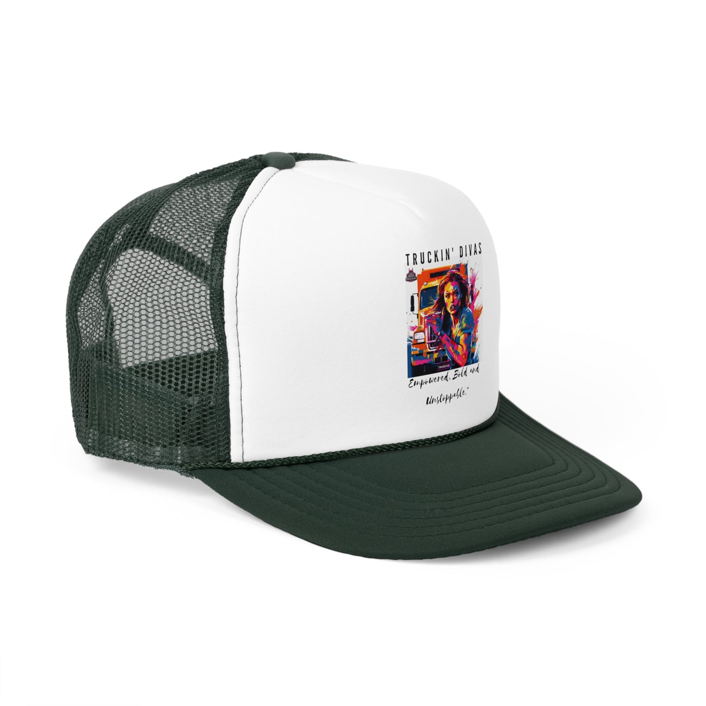 Empowered Bold and Unstoppable Trucker Caps