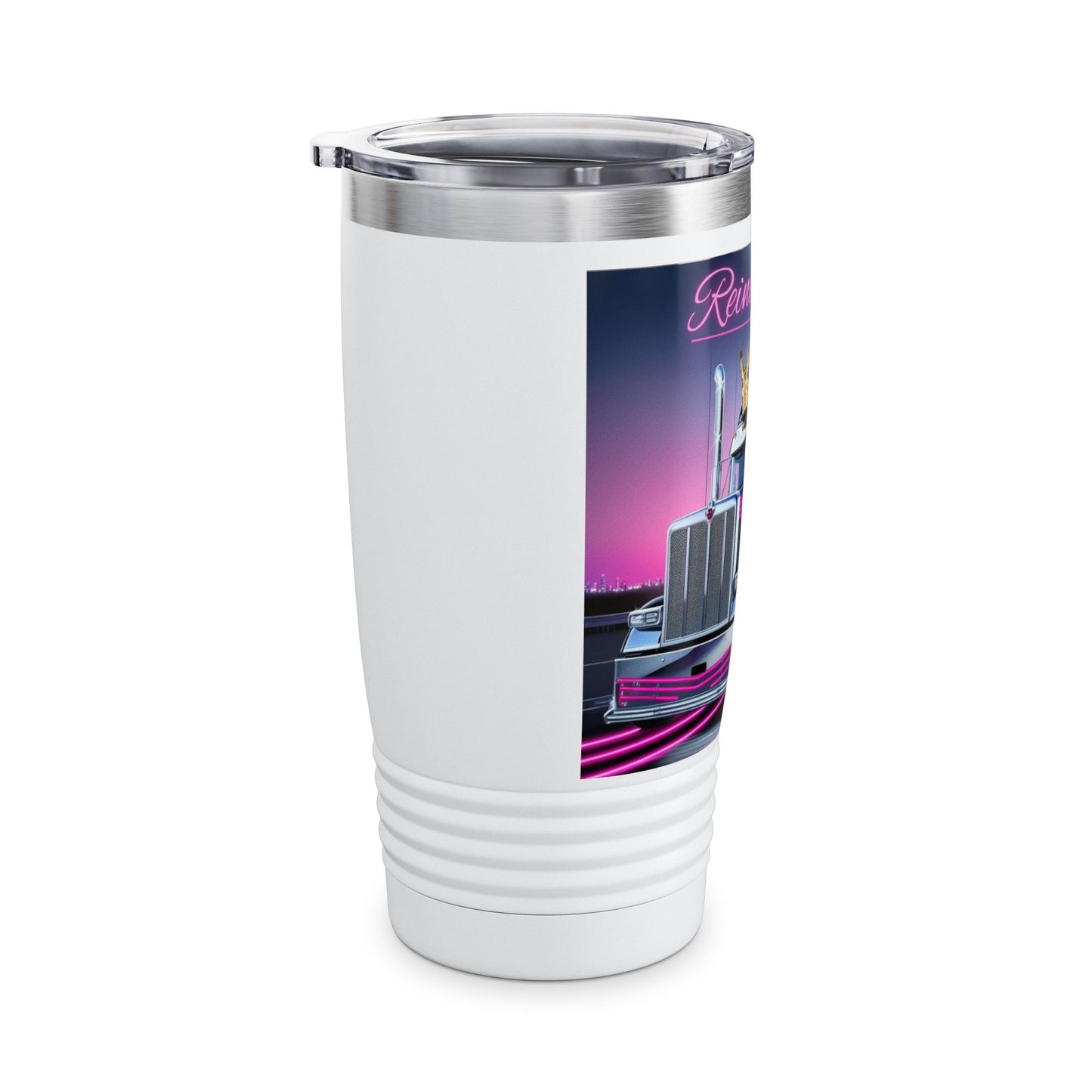 Reina de la Ruta Trucking Tumbler | 20oz Insulated Cup for Drivers