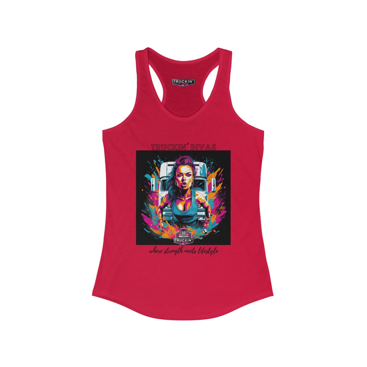 Truckin' Divas Women's Ideal Racerback Tank