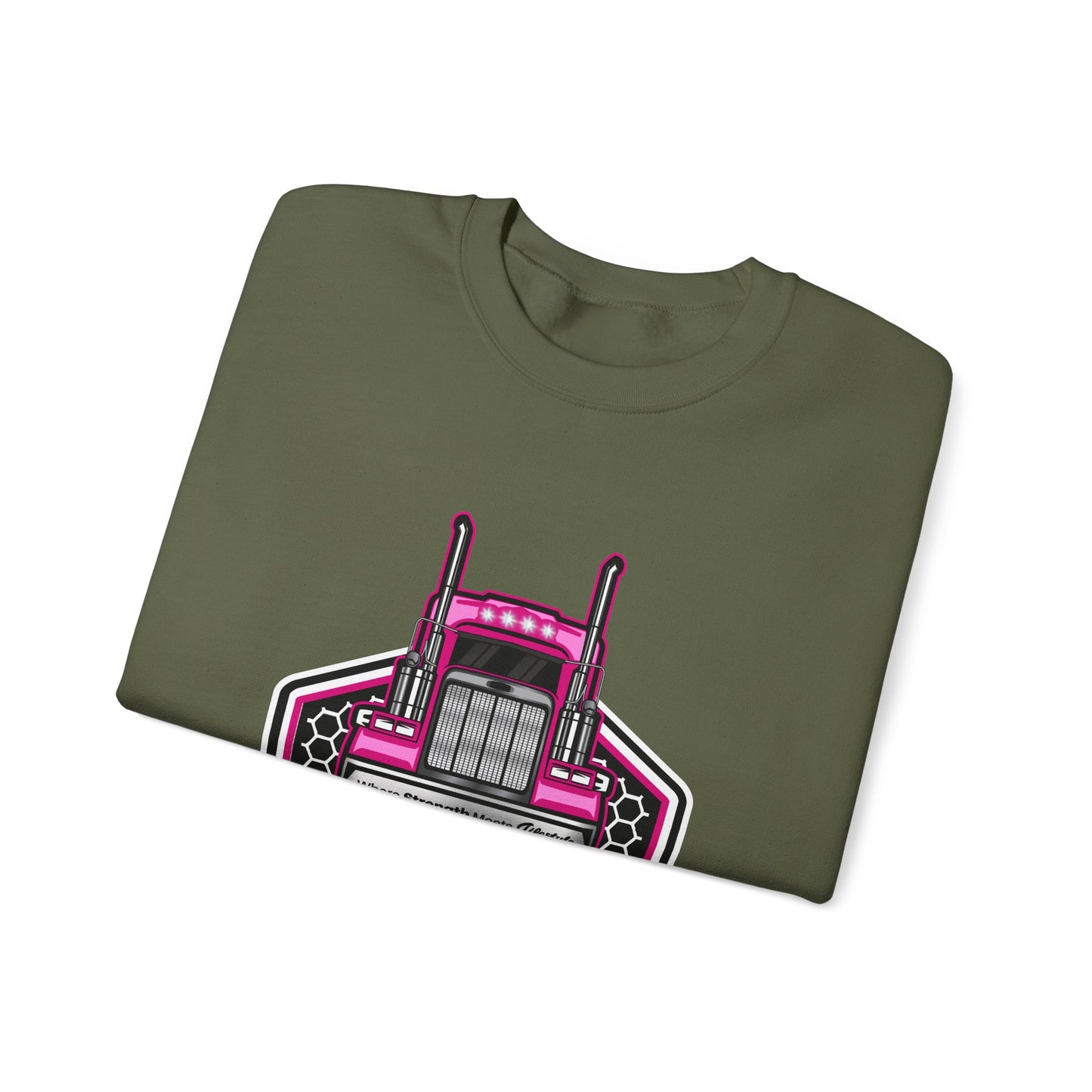 Signature Truckin' Divas Unisex Heavy Blend™ Crewneck Sweatshirt