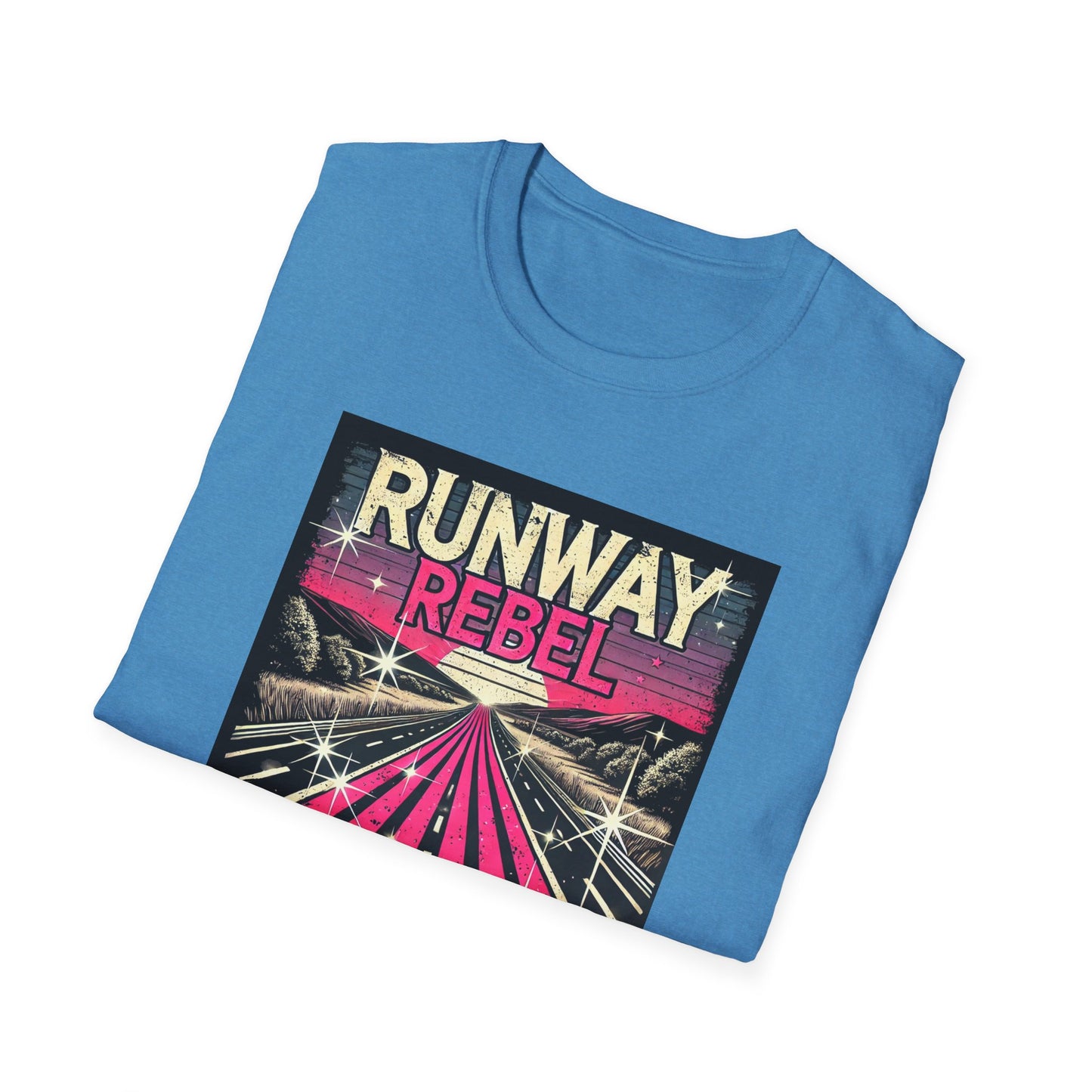 Runway Rebel Graphic T-Shirt - Unisex Softstyle Tee
