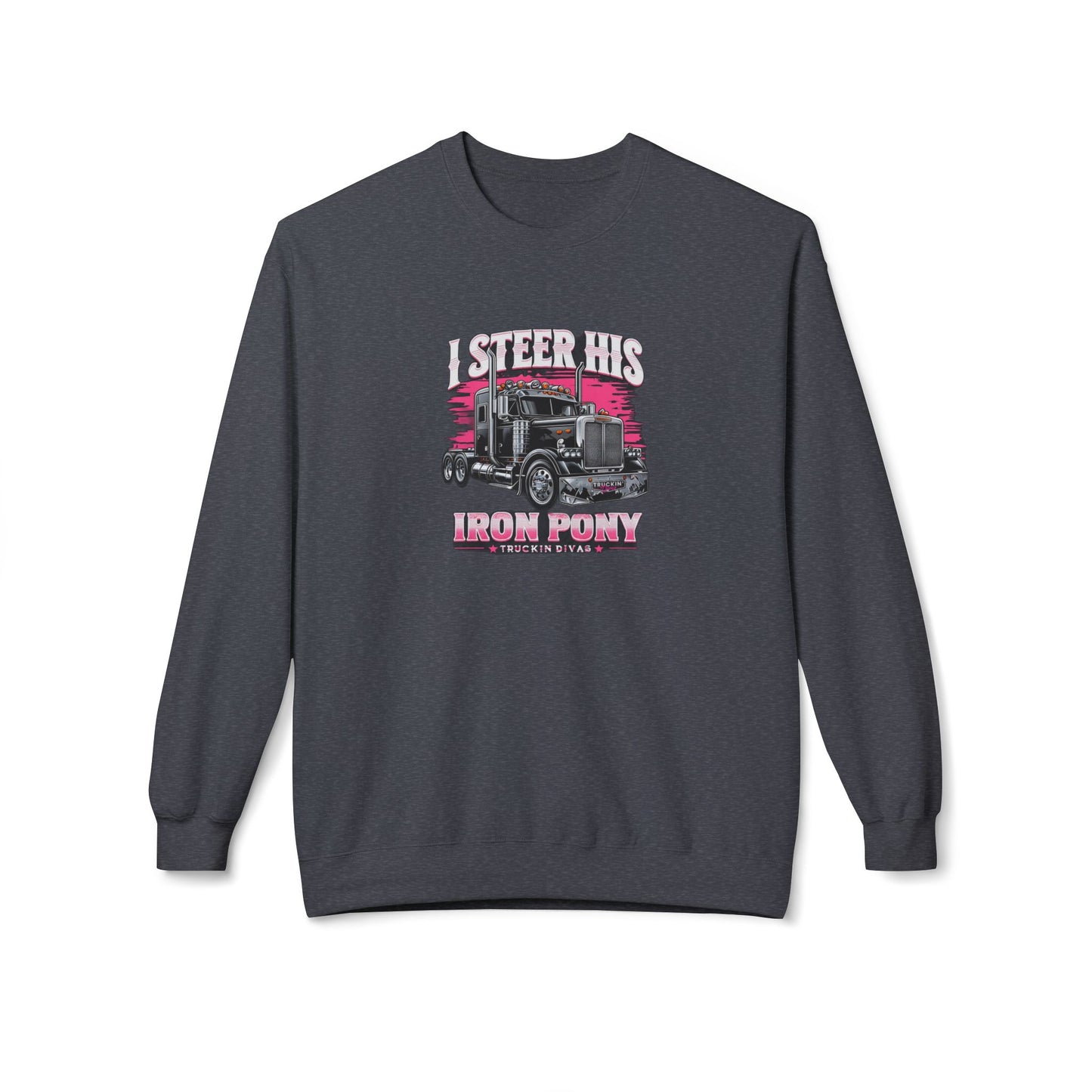 #IronPony Midweight Softstyle Fleece Crewneck Sweatshirt