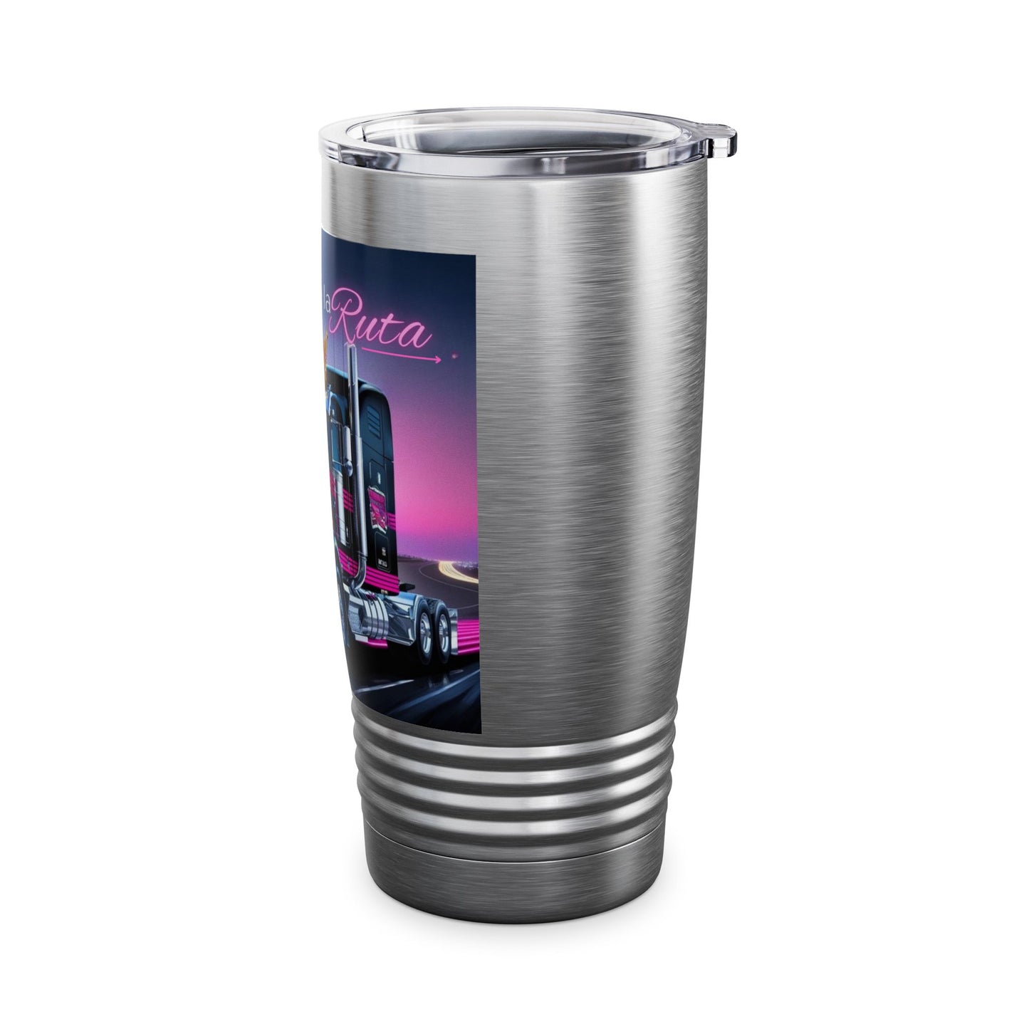 Reina de la Ruta Trucking Tumbler | 20oz Insulated Cup for Drivers
