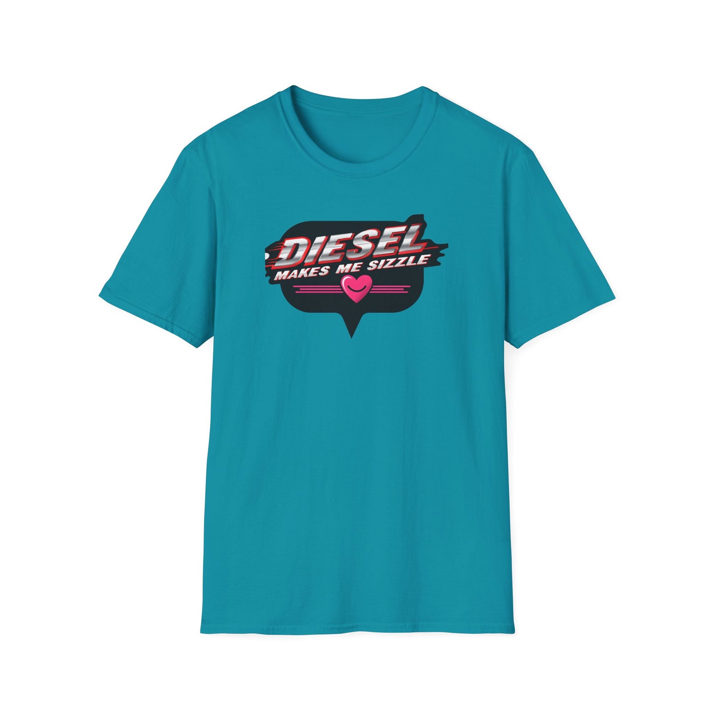 Diesel Makes Me Sizzle Unisex Softstyle T-Shirt - Cool Casual Wear for Diesel Lovers
