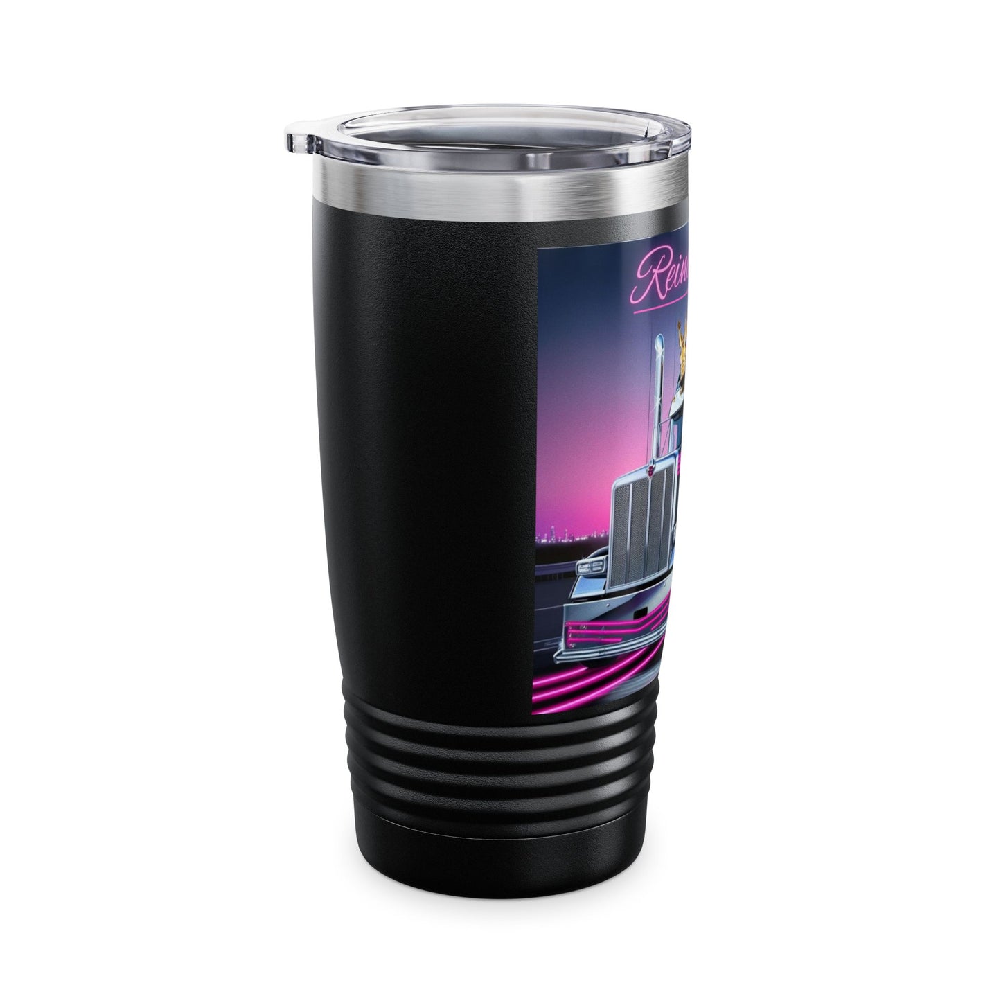 Reina de la Ruta Trucking Tumbler | 20oz Insulated Cup for Drivers