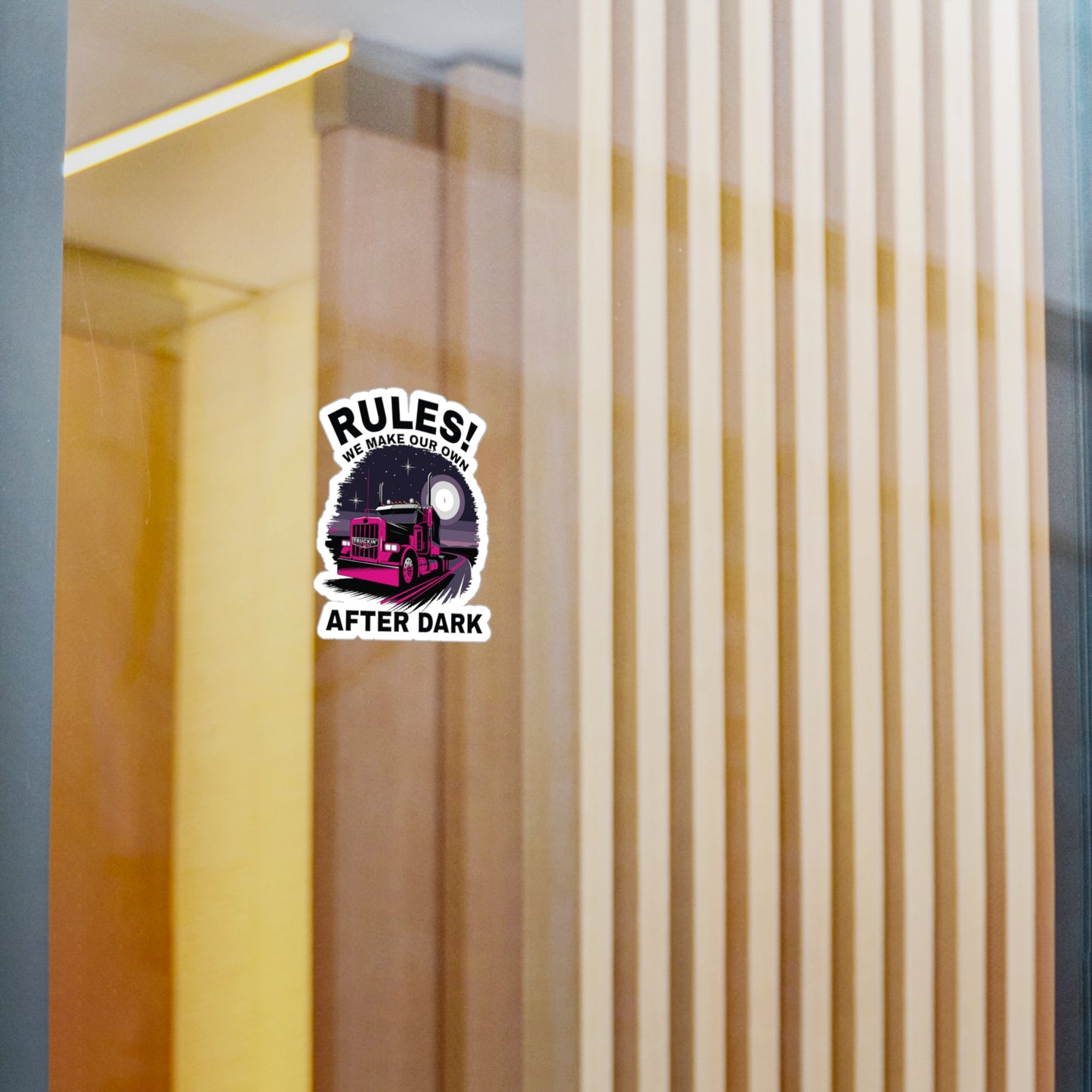 Rules Vinyl Decal