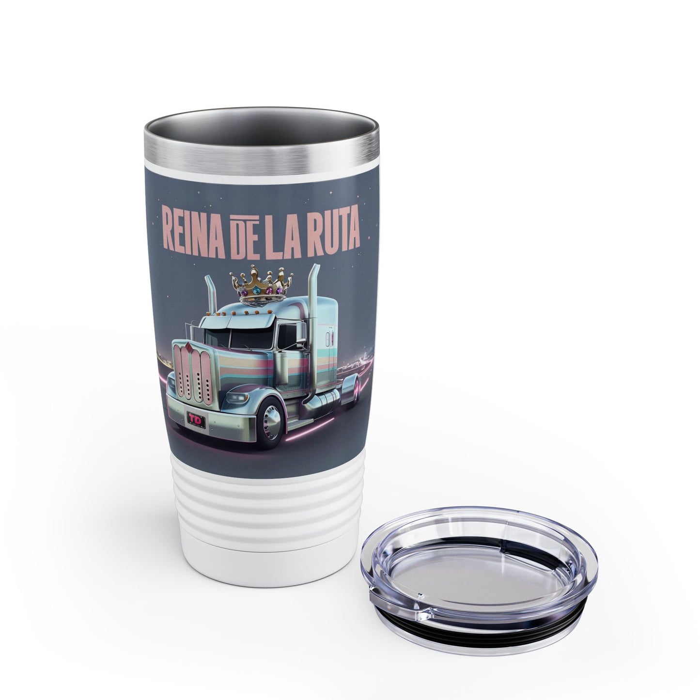 Queen of the Road 20oz Tumbler - Stylish Travel Mug for Truck Lovers