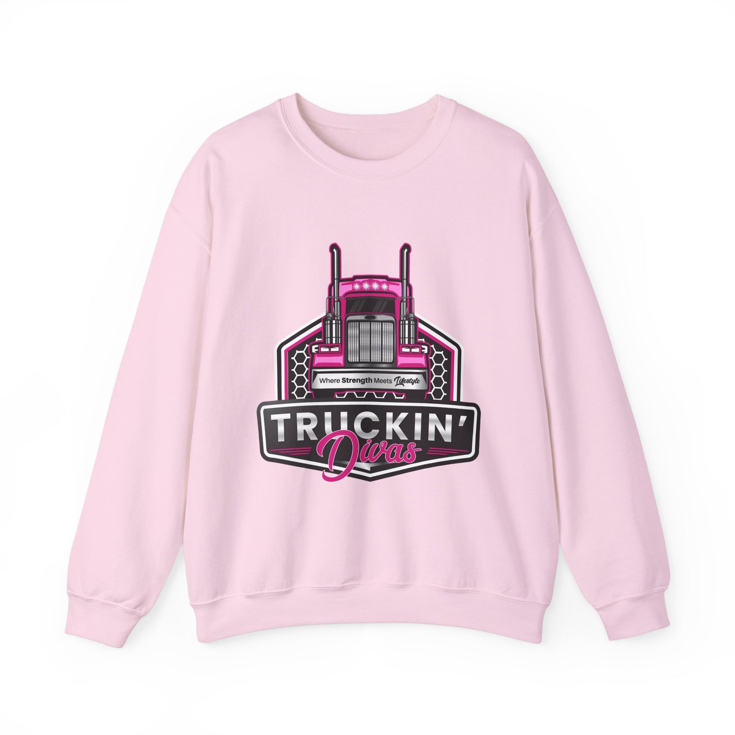 Signature Truckin' Divas Unisex Heavy Blend™ Crewneck Sweatshirt