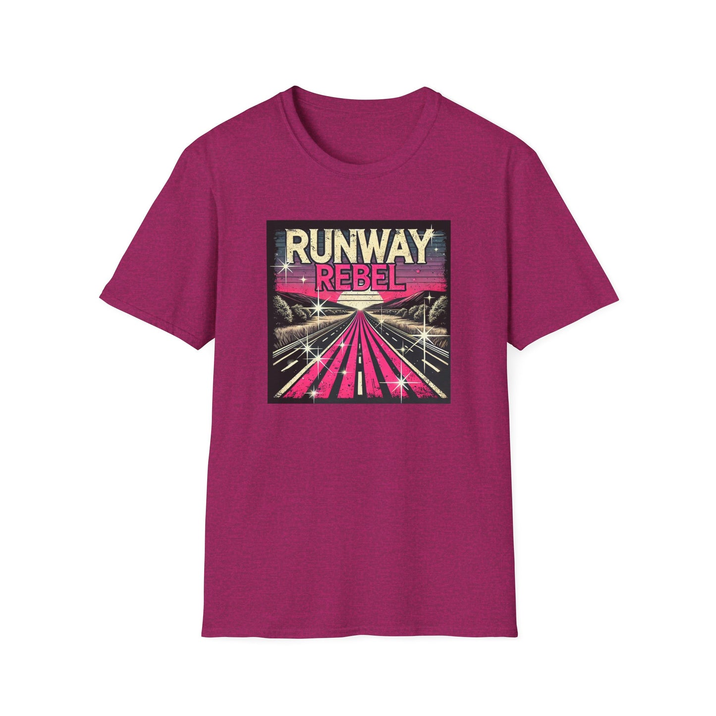 Runway Rebel Graphic T-Shirt - Unisex Softstyle Tee