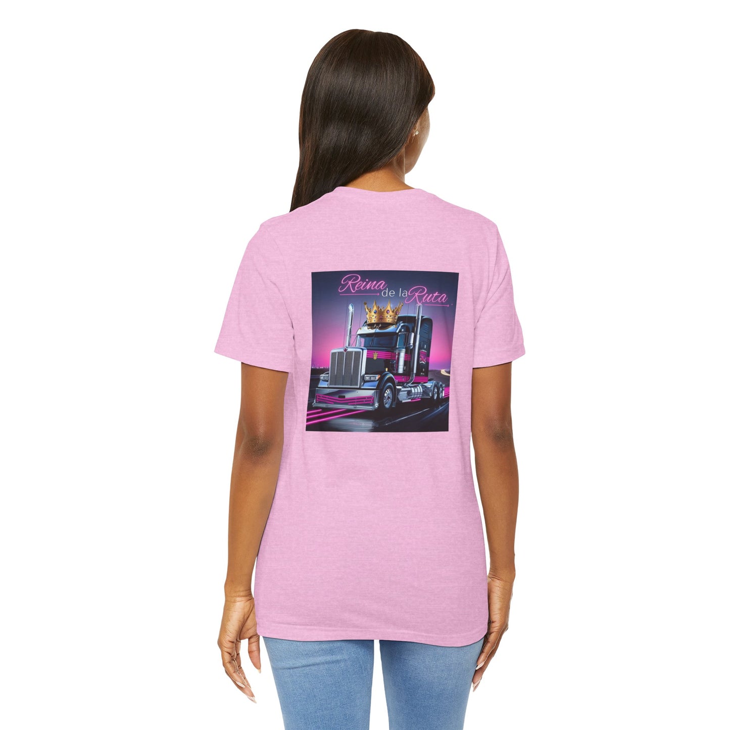 Reina dela Ruta Unisex Jersey Tee - Perfect for Truck Lovers
