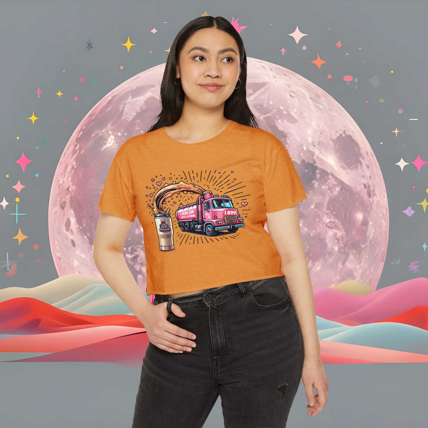 Fun On Festival Crop Top - Women's Summer Music Tee
