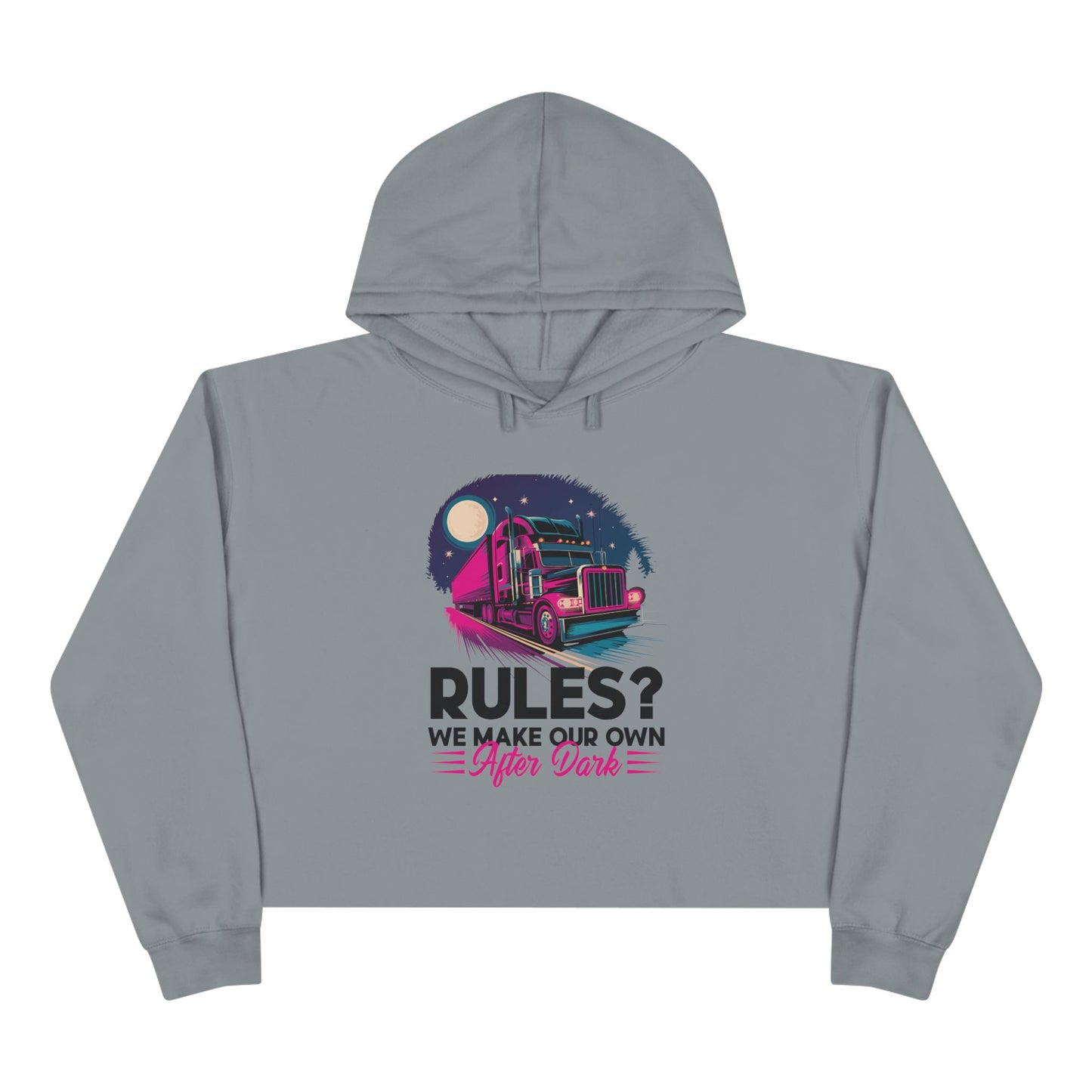 Rules? Crop Hoodie