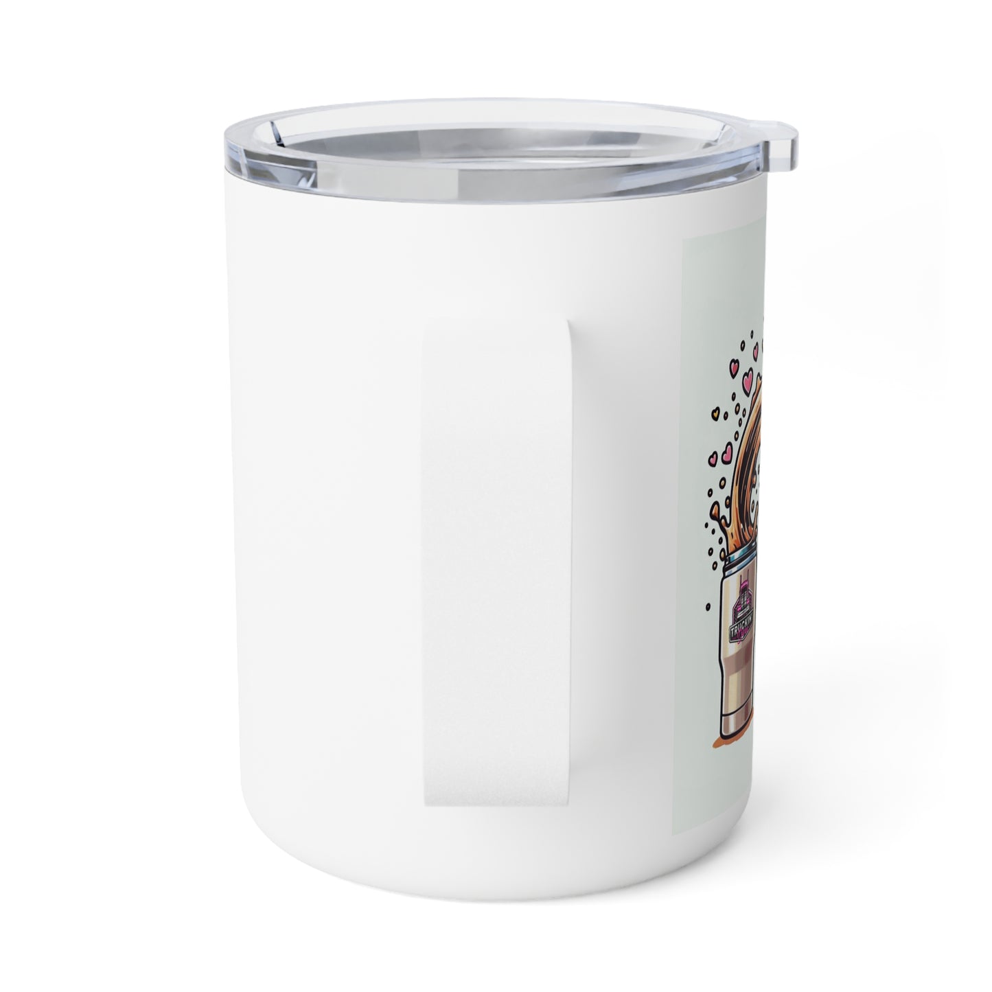 Cute Insulated Coffee Mug with Ice Cream Truck Design - Perfect Gift for Foodies