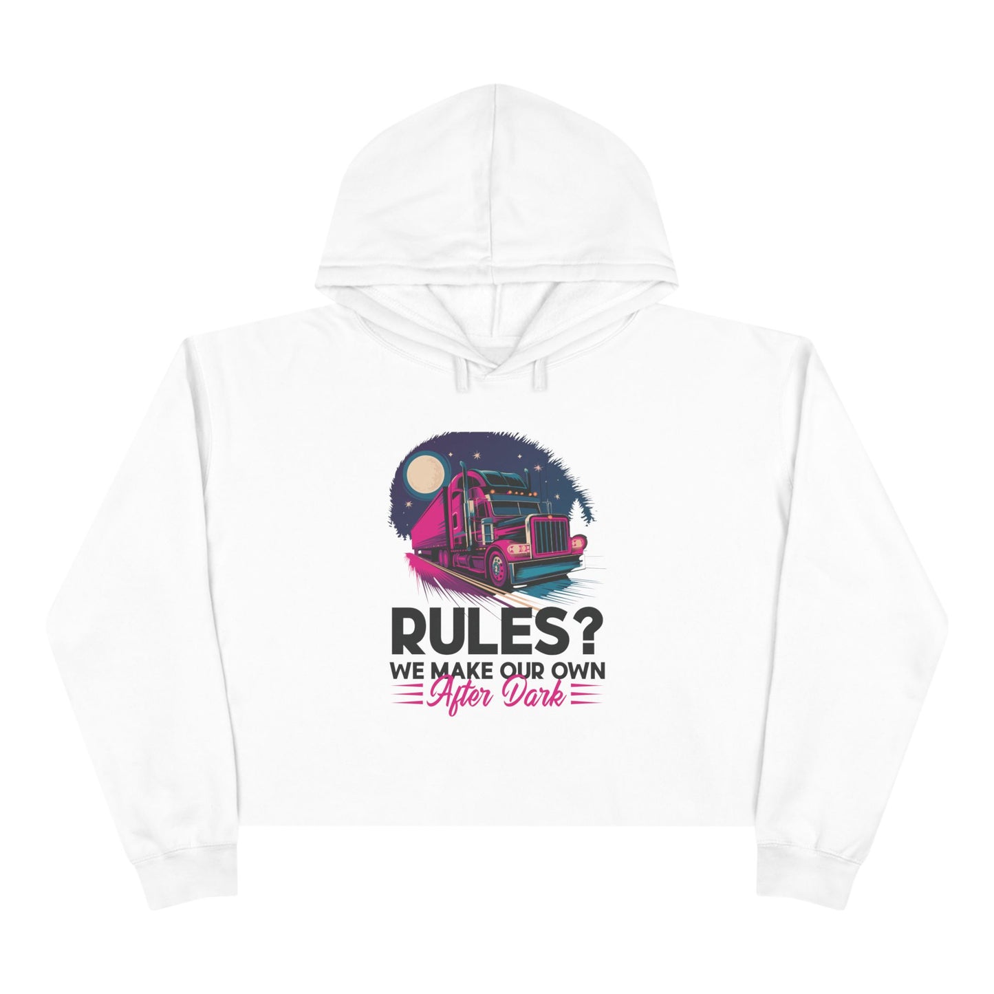 Rules? Crop Hoodie