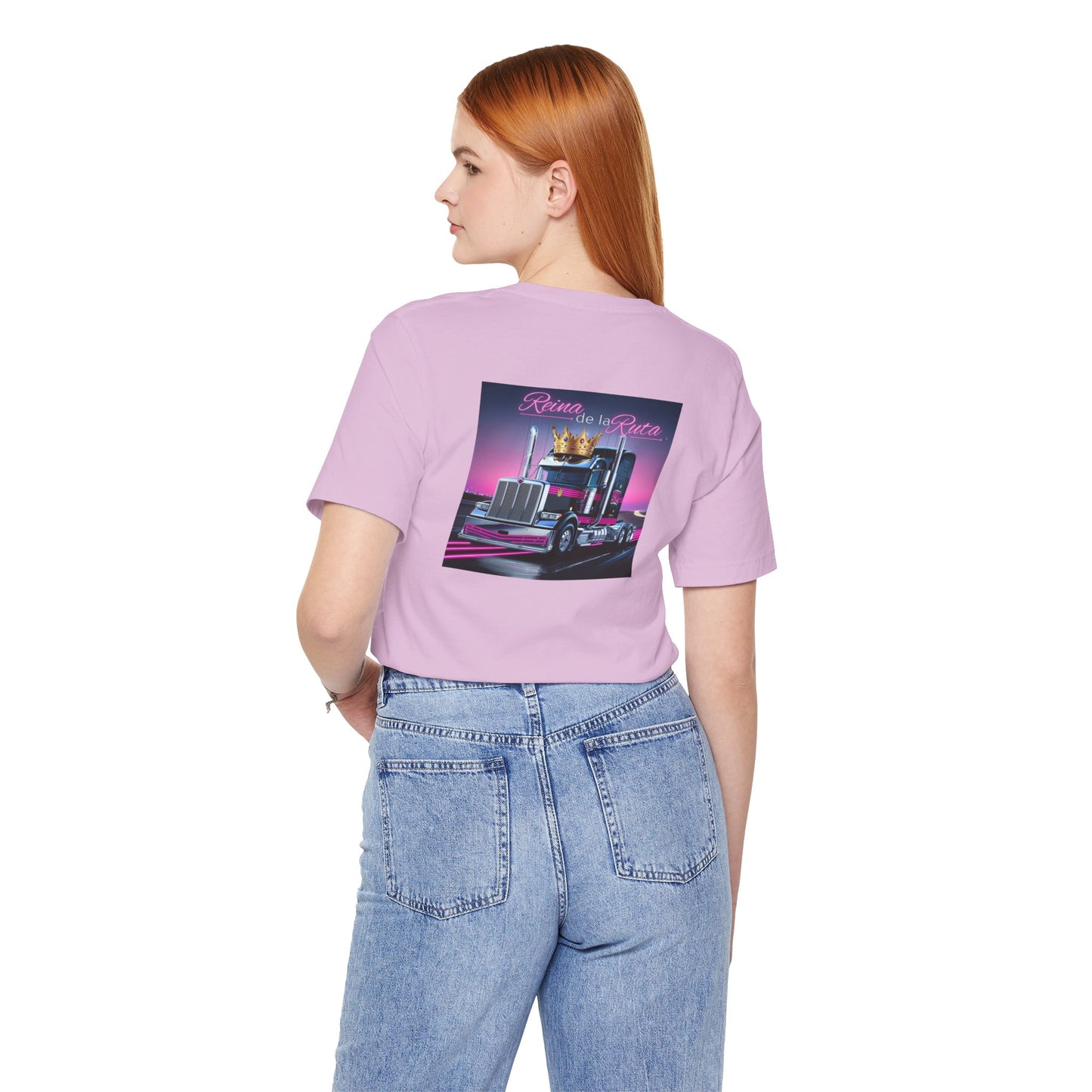 Reina dela Ruta Unisex Jersey Tee - Perfect for Truck Lovers