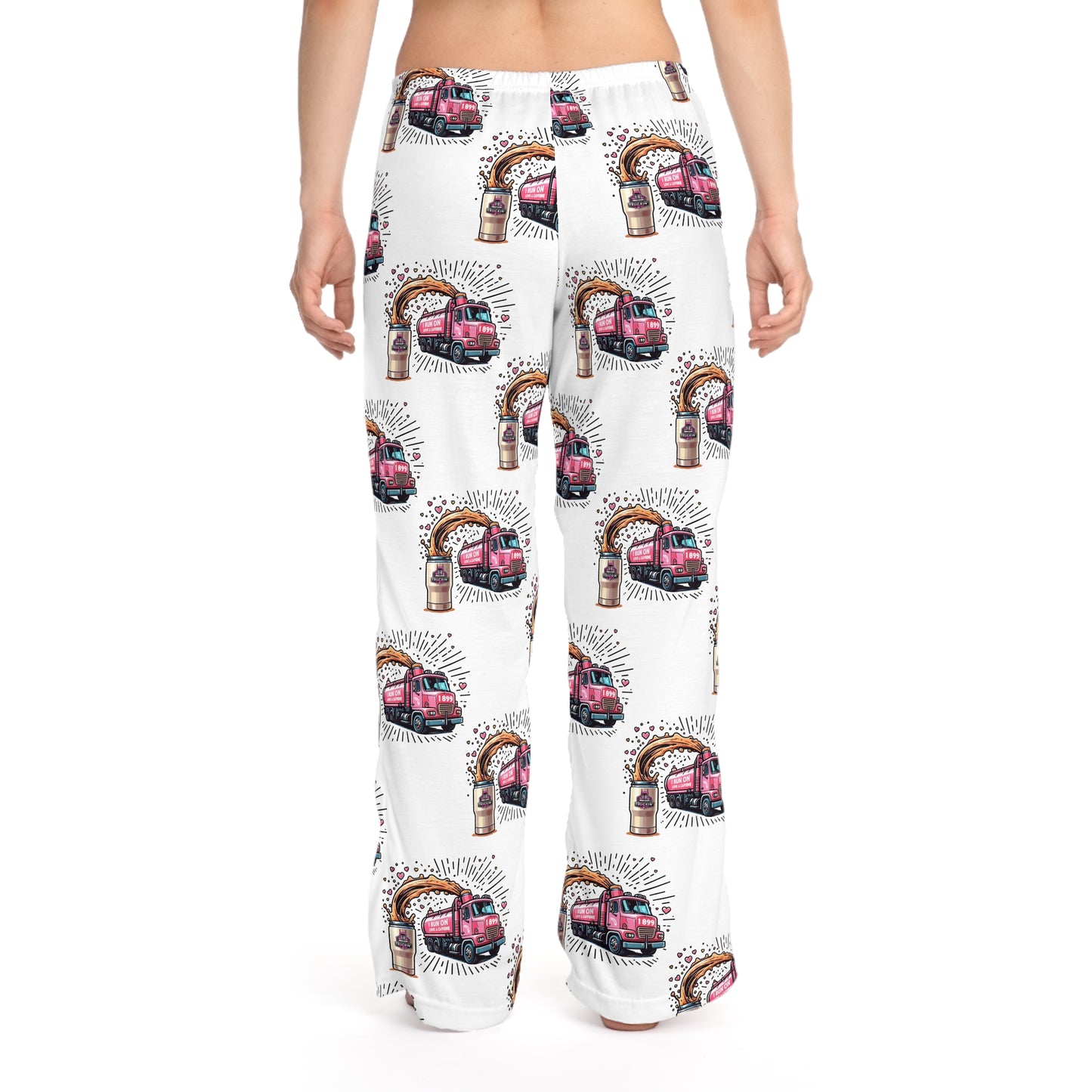 Cozy Women's Pajama Pants with Vintage Car Design - Perfect for Relaxation and Gift Giving