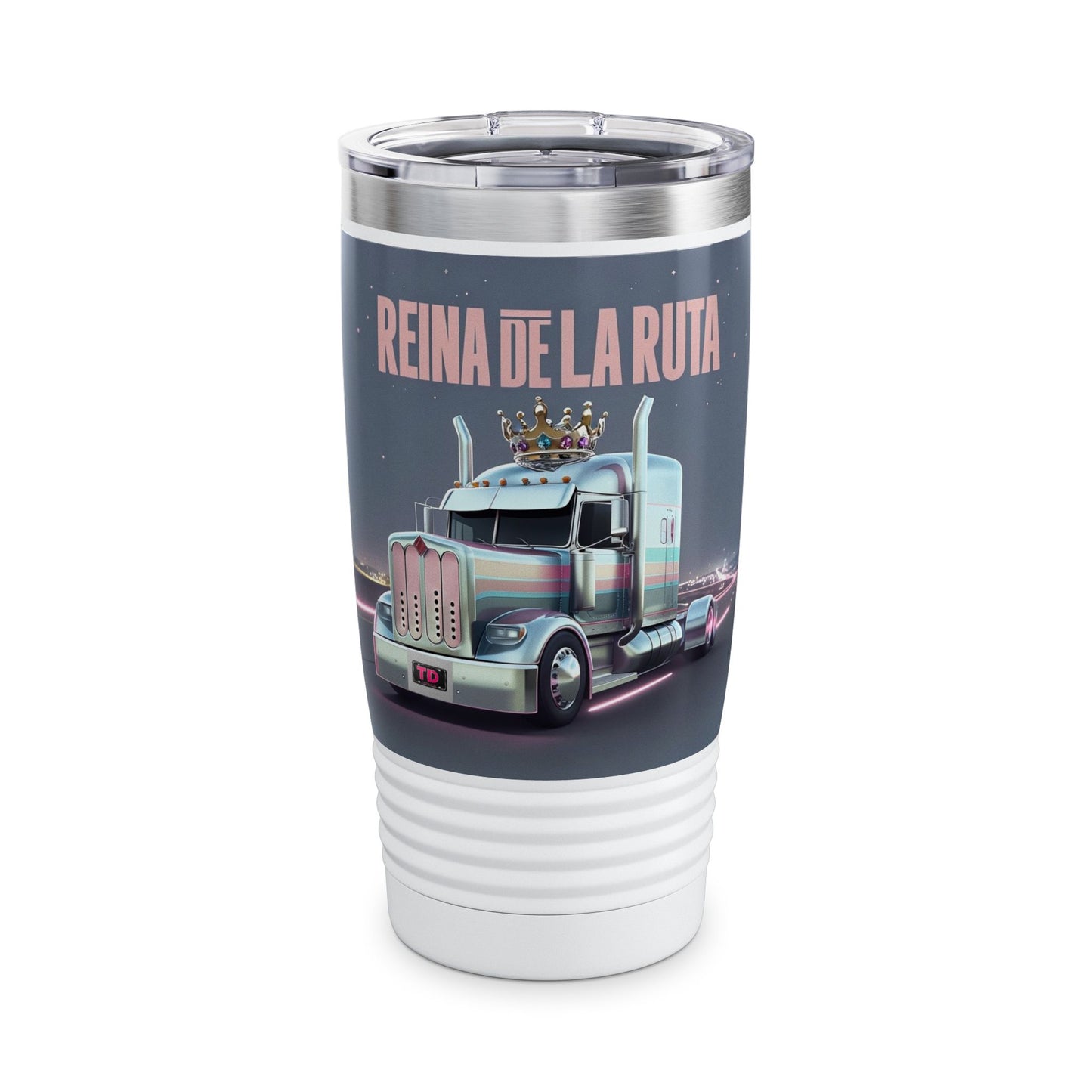 Queen of the Road 20oz Tumbler - Stylish Travel Mug for Truck Lovers
