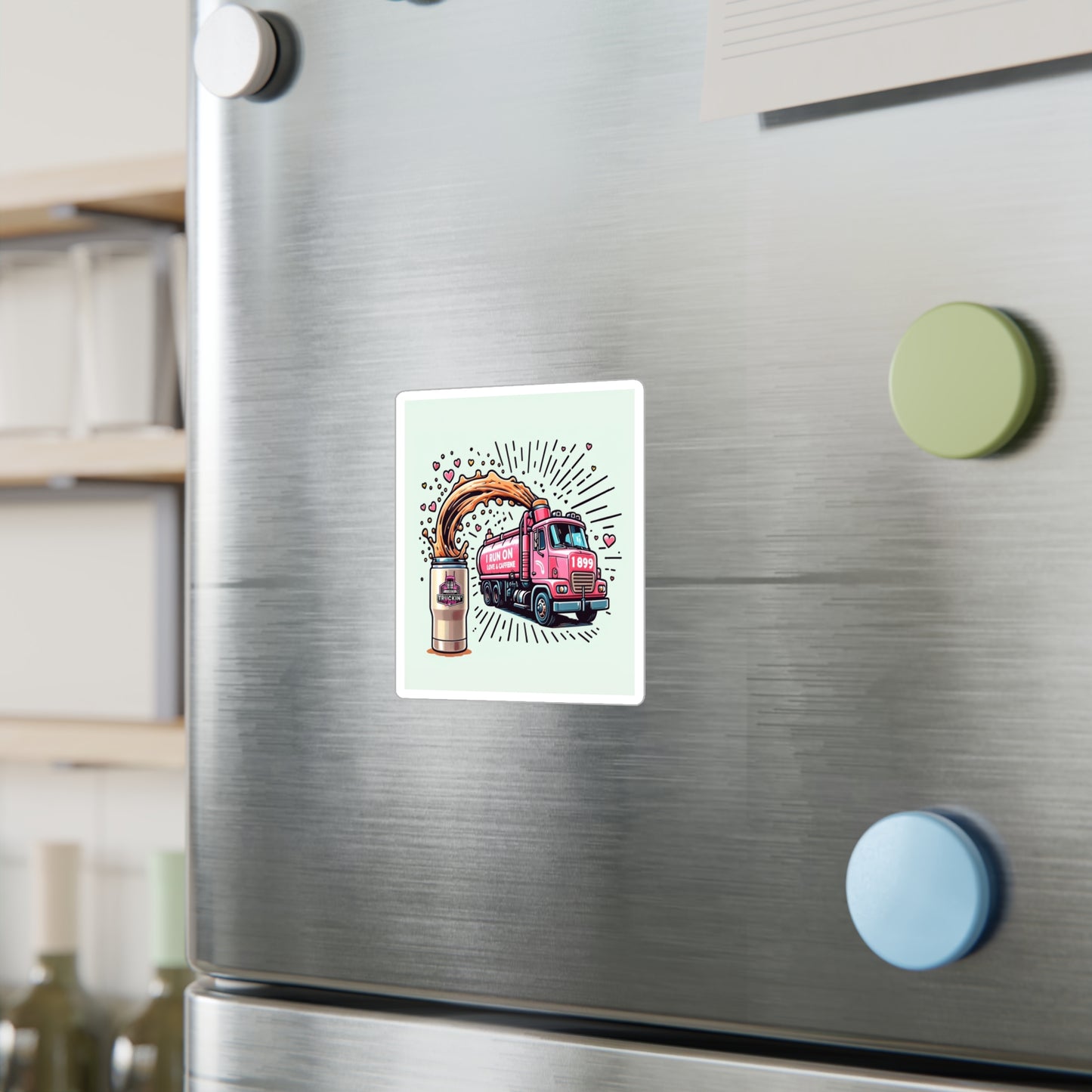 Funny Coffee Truck Vinyl Decals - Perfect for Coffee Lovers & Truck Enthusiasts