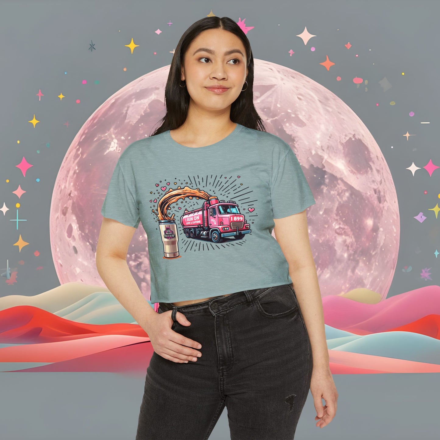 Fun On Festival Crop Top - Women's Summer Music Tee