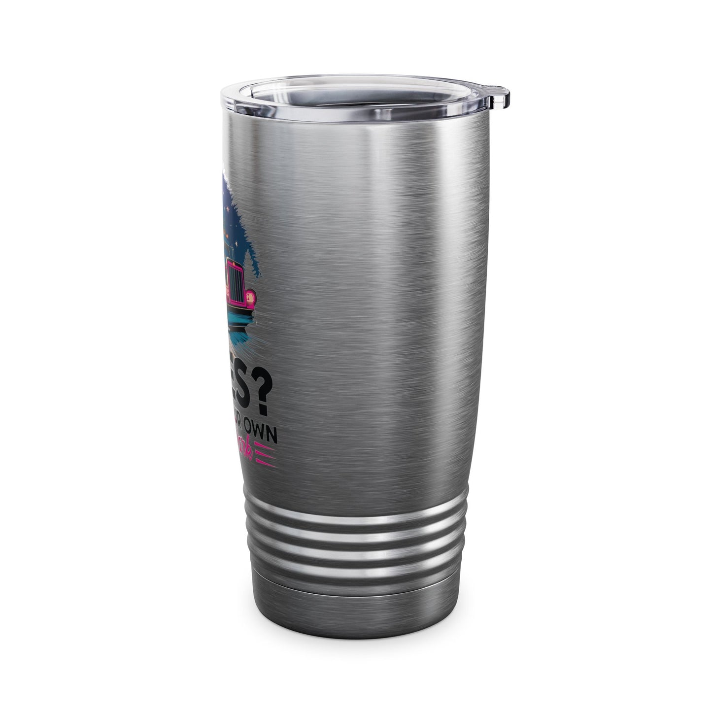 Custom Truck Driver Tumbler - 20oz - "Rules? We Make Our Own After Dark"