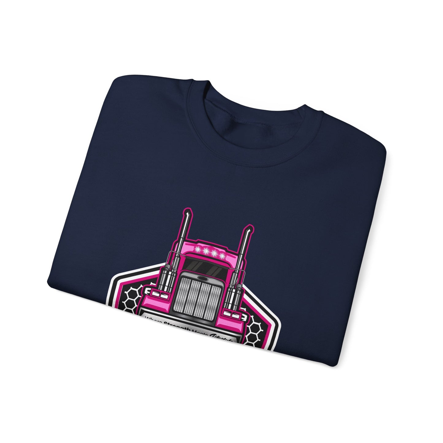Signature Truckin' Divas Unisex Heavy Blend™ Crewneck Sweatshirt