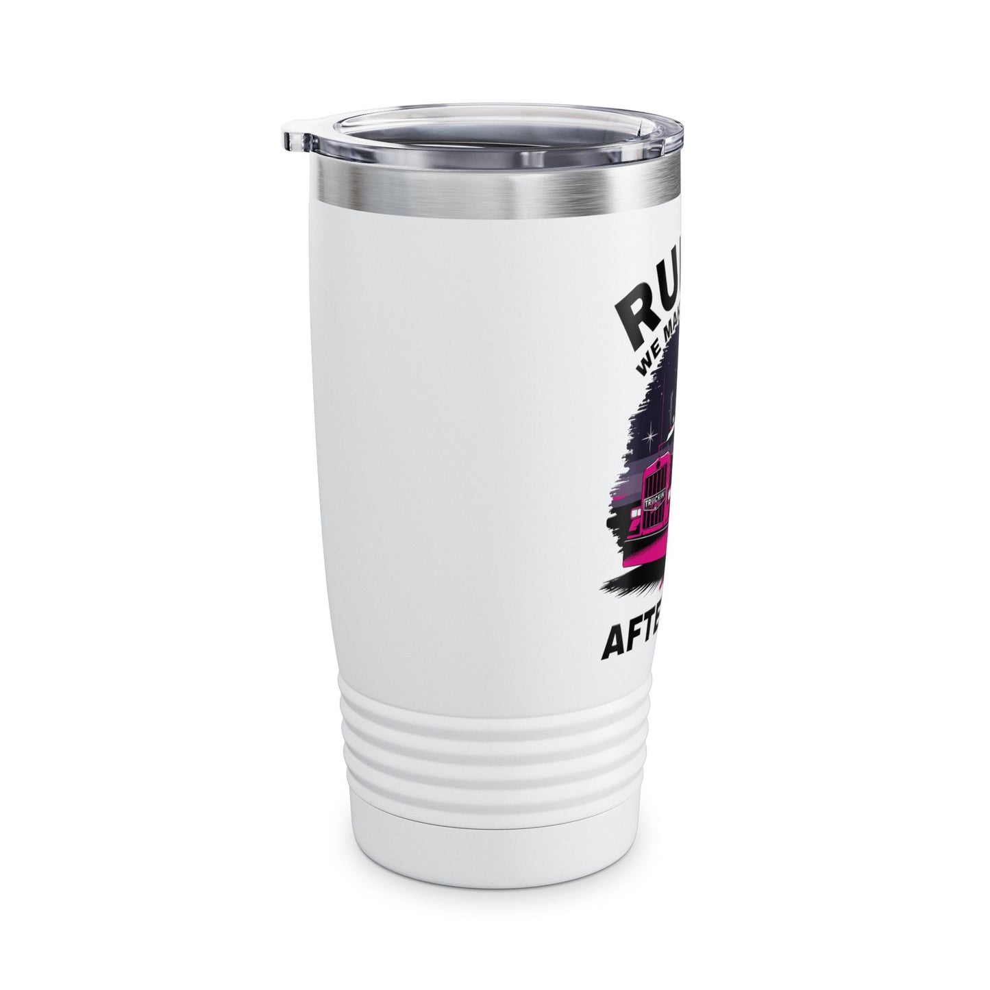 Custom 20oz Truck Driver Tumbler - 'We Make Our Own Rules After Dark'
