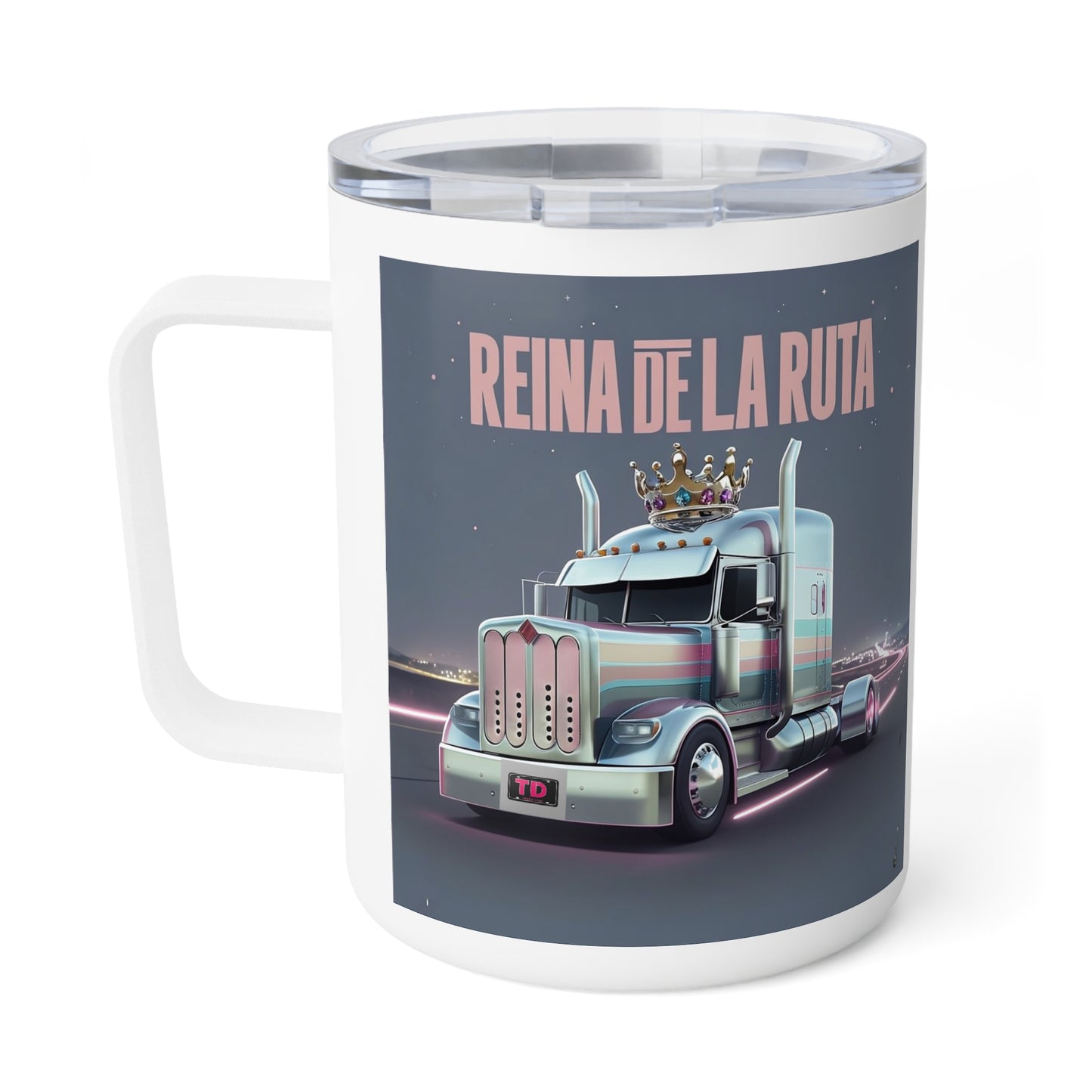 Retro Truck Insulated Coffee Mug | 10oz Travel Cup for Coffee Lovers