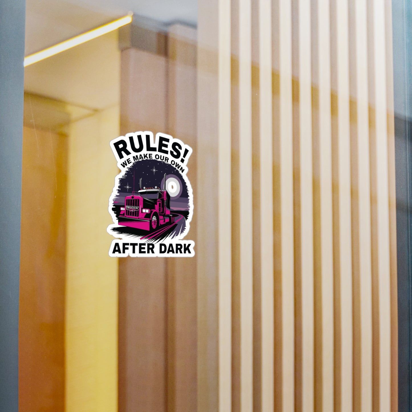 Rules Vinyl Decal