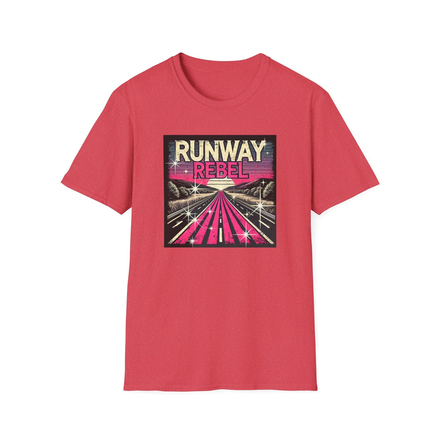 Runway Rebel Graphic T-Shirt - Unisex Softstyle Tee