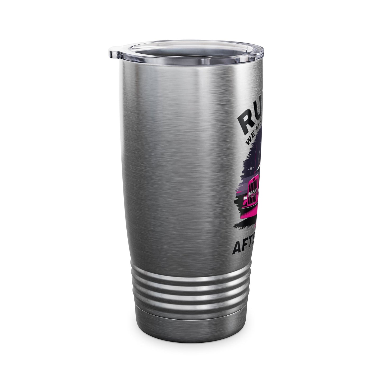 Custom 20oz Truck Driver Tumbler - 'We Make Our Own Rules After Dark'