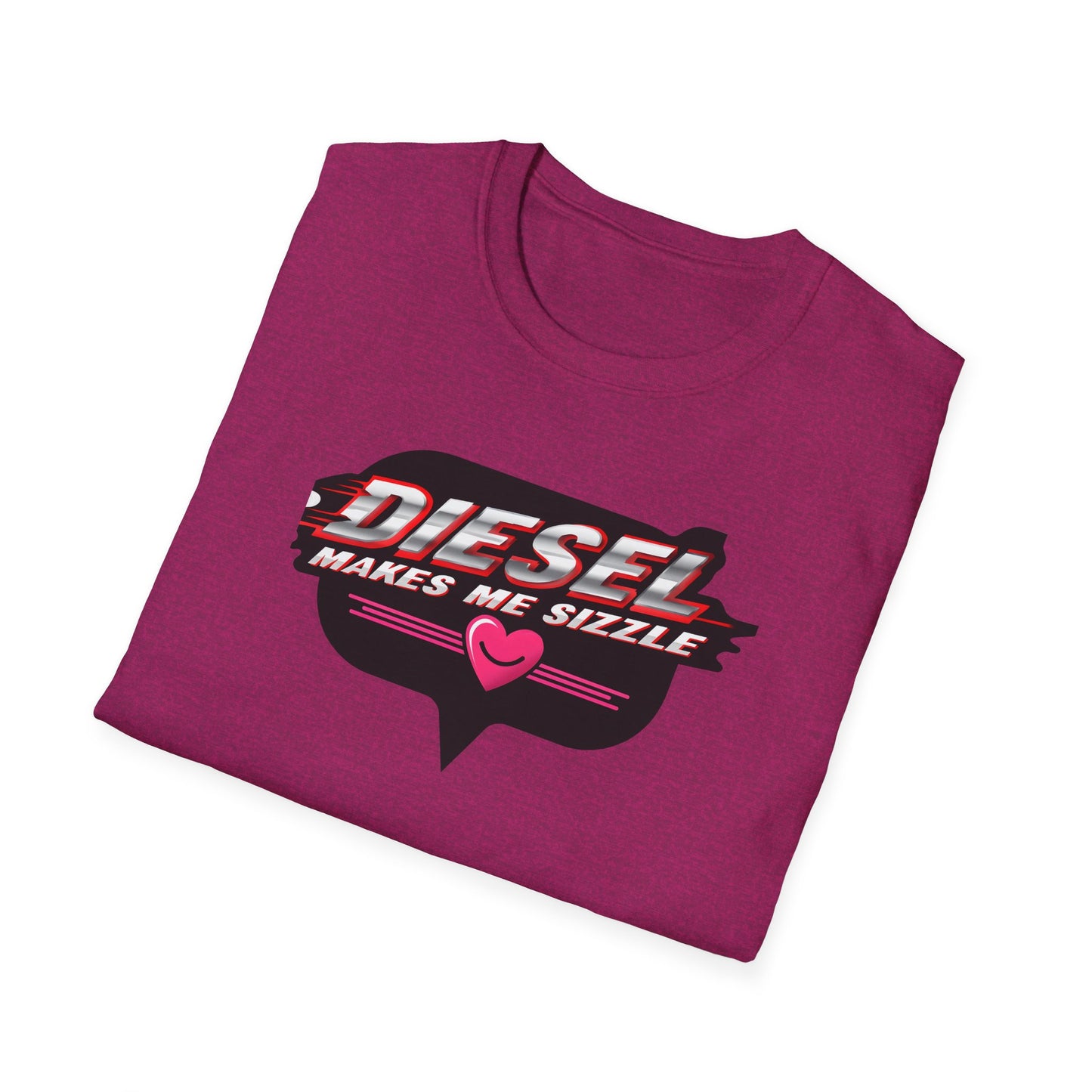 Diesel Makes Me Sizzle Unisex Softstyle T-Shirt - Cool Casual Wear for Diesel Lovers