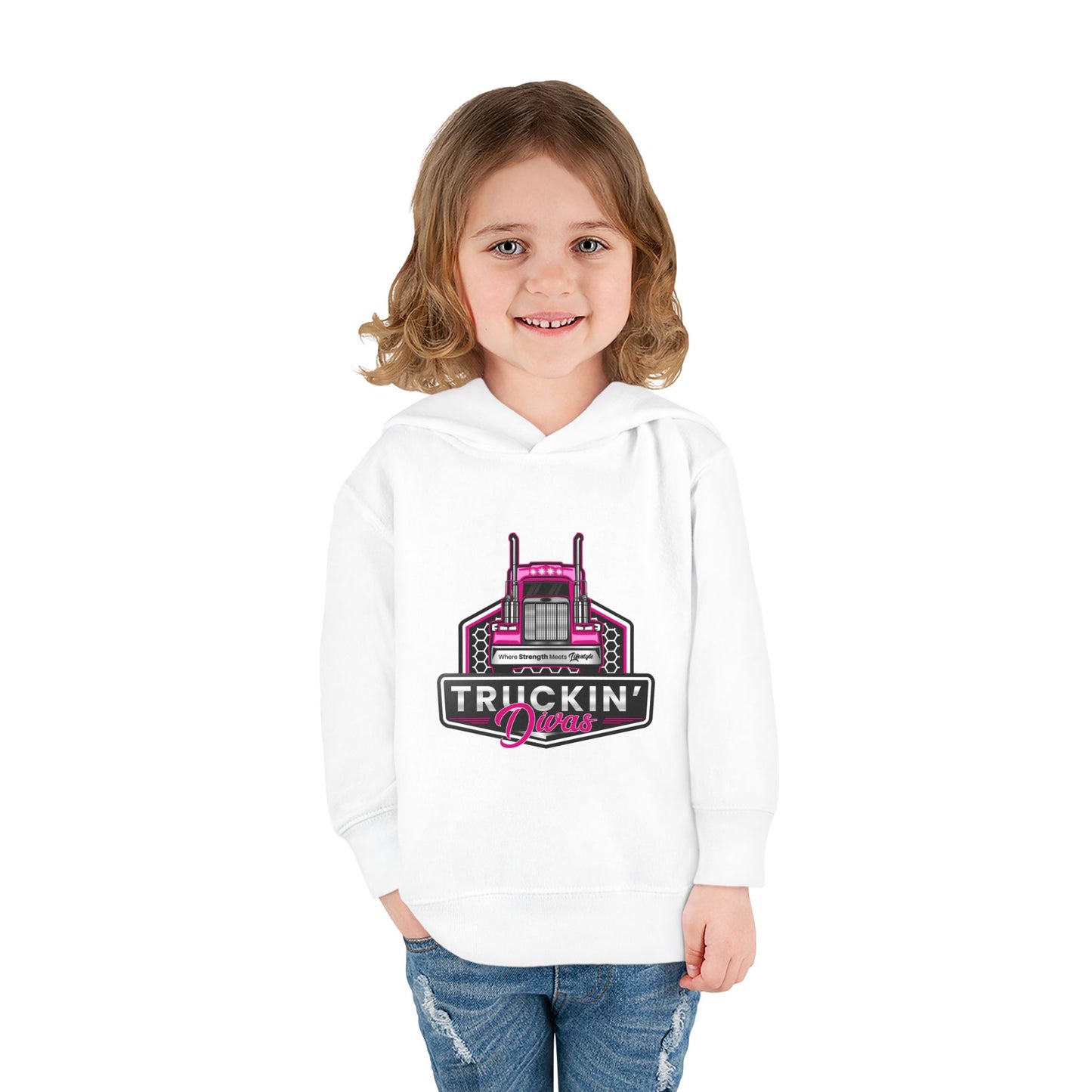 Signature Truckin' Divas Toddler Pullover Fleece Hoodie
