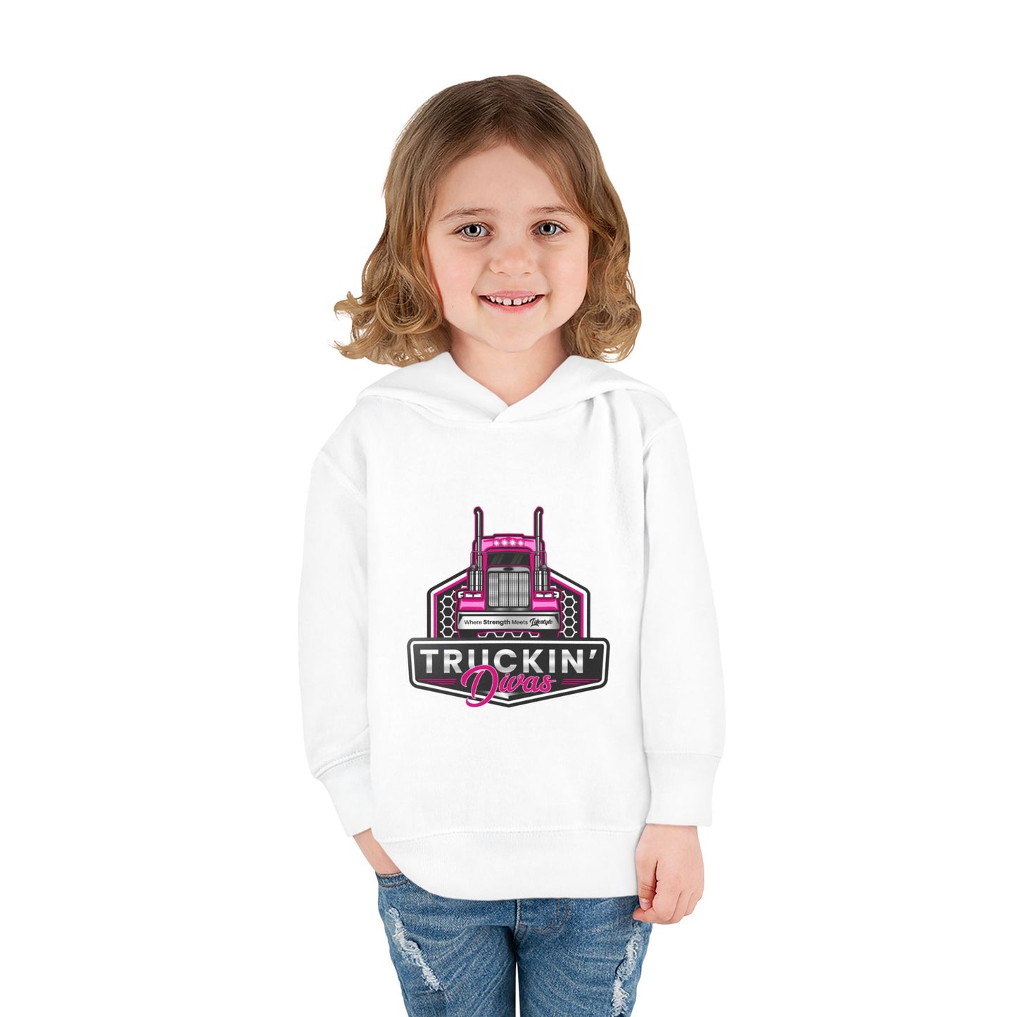 Signature Truckin' Divas Toddler Pullover Fleece Hoodie