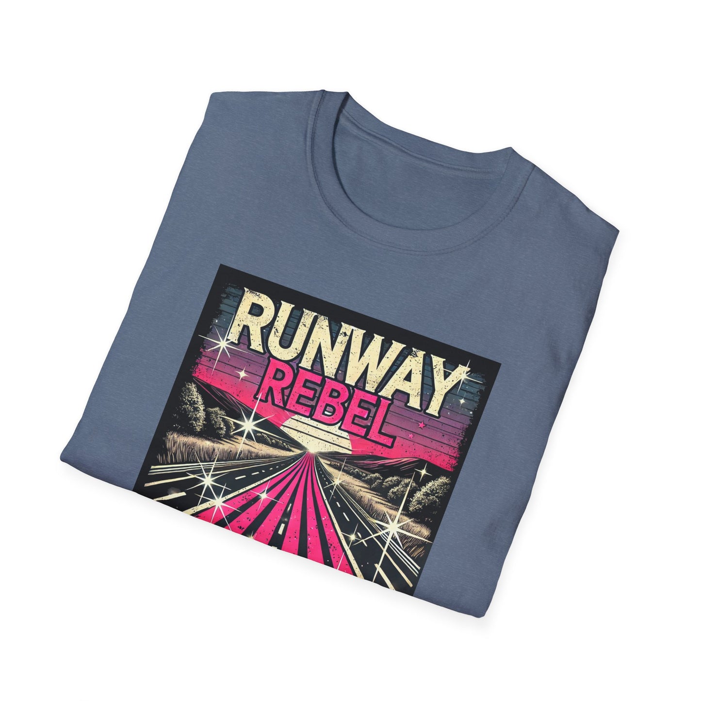 Runway Rebel Graphic T-Shirt - Unisex Softstyle Tee
