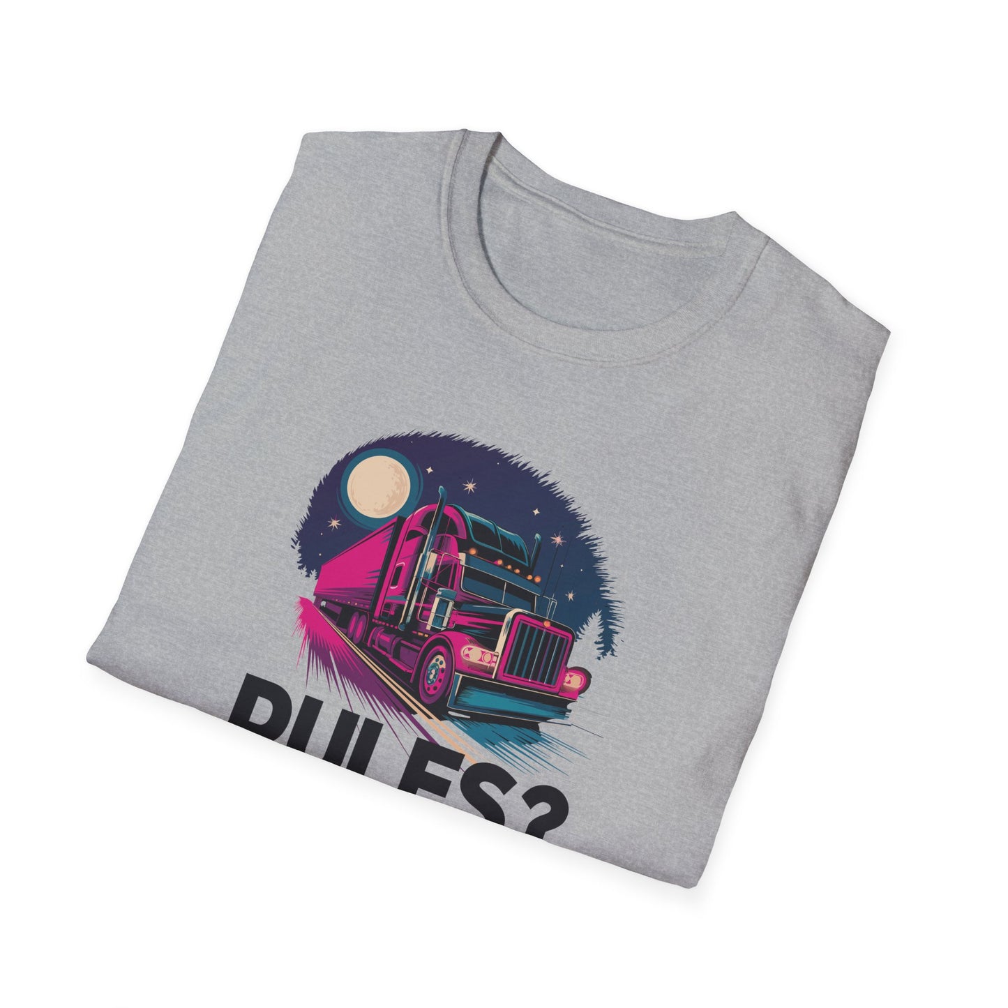 Rules? We Make Our Own After Dark Unisex Softstyle T-Shirt