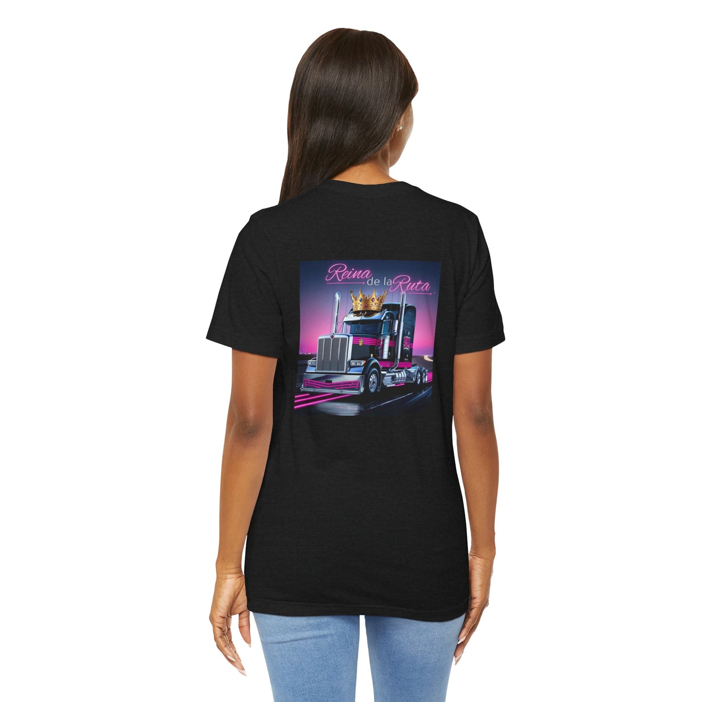 Reina dela Ruta Unisex Jersey Tee - Perfect for Truck Lovers