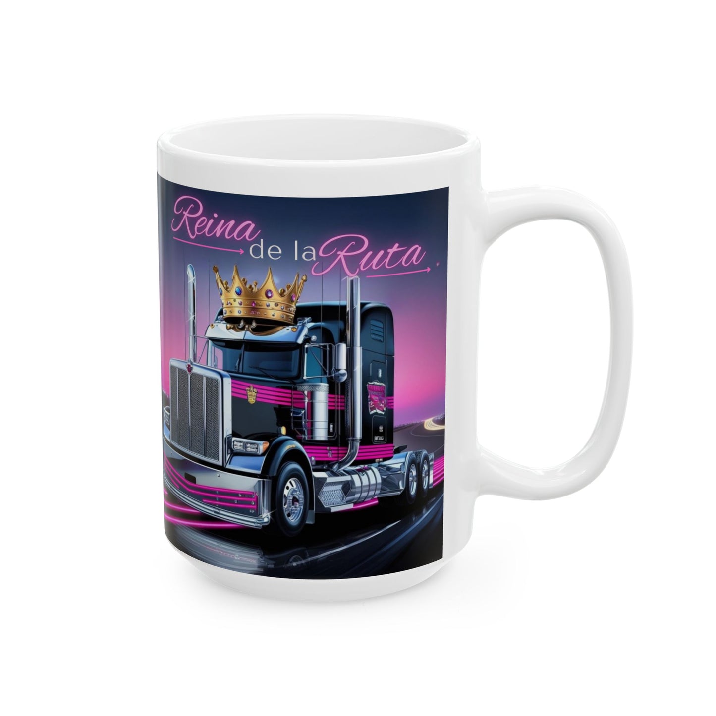 Retro Truck Ceramic Mug - 11oz & 15oz | Fun Gift for Truck Lovers