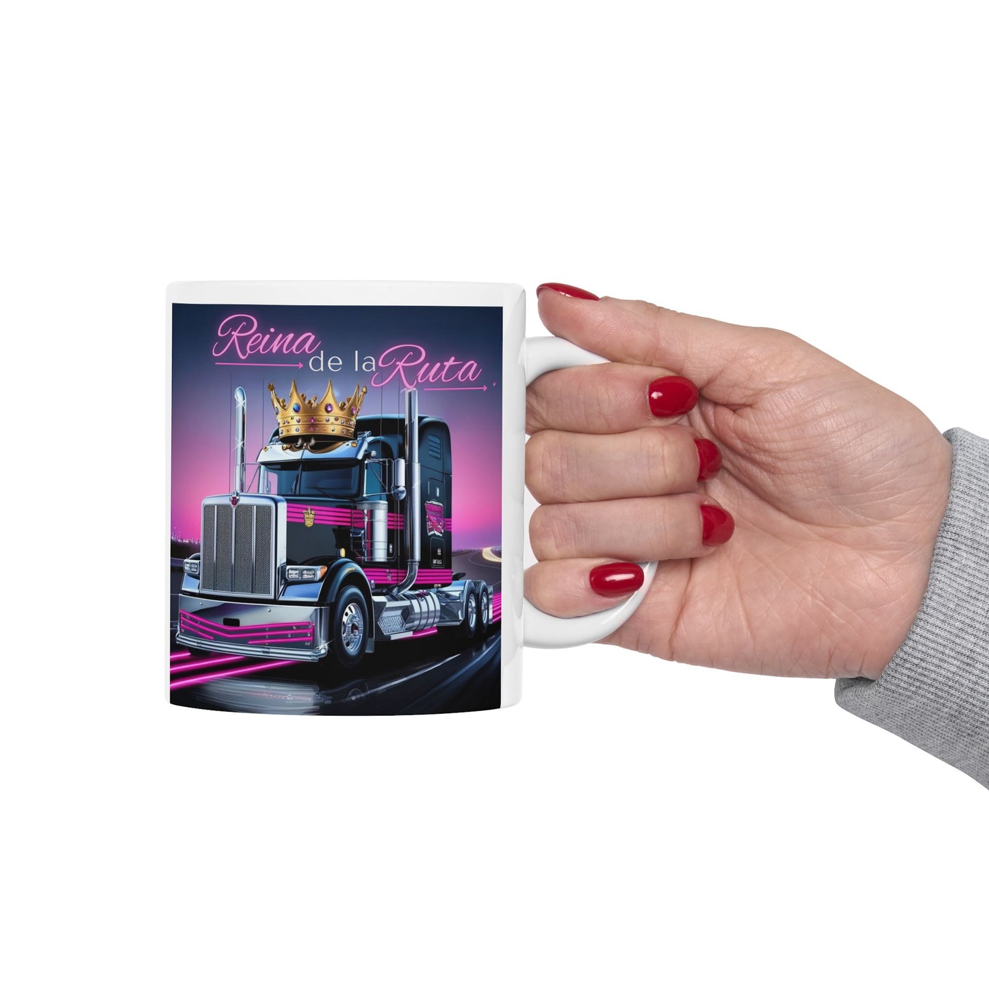 Retro Truck Ceramic Mug - 11oz & 15oz | Fun Gift for Truck Lovers