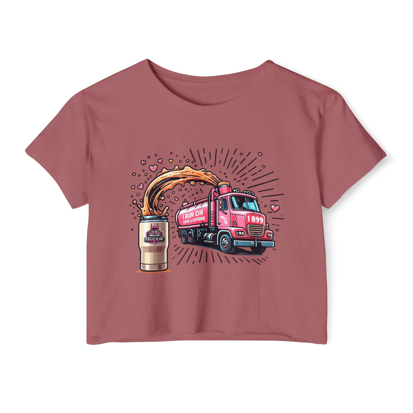 Fun On Festival Crop Top - Women's Summer Music Tee