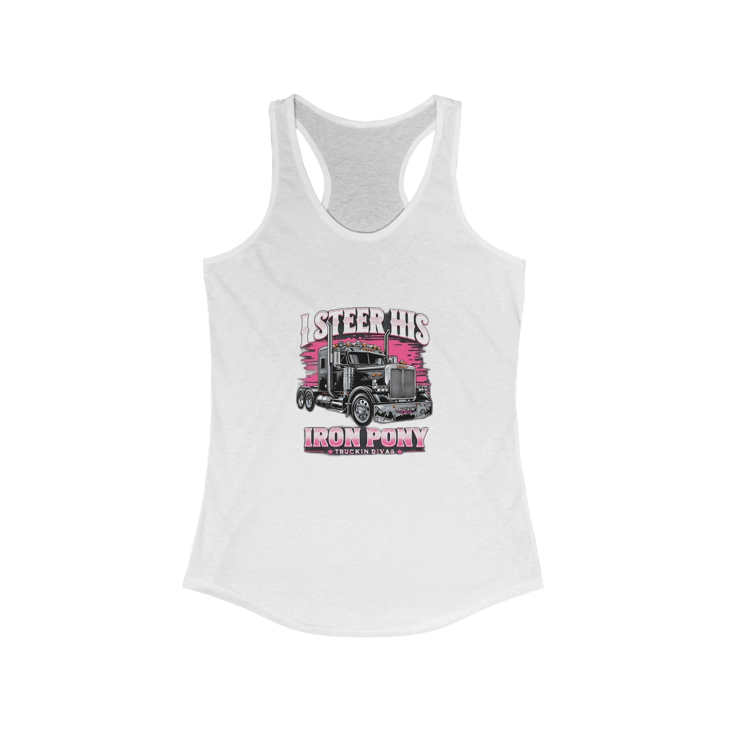 Racerback Tank - Witty Trucker Sayin