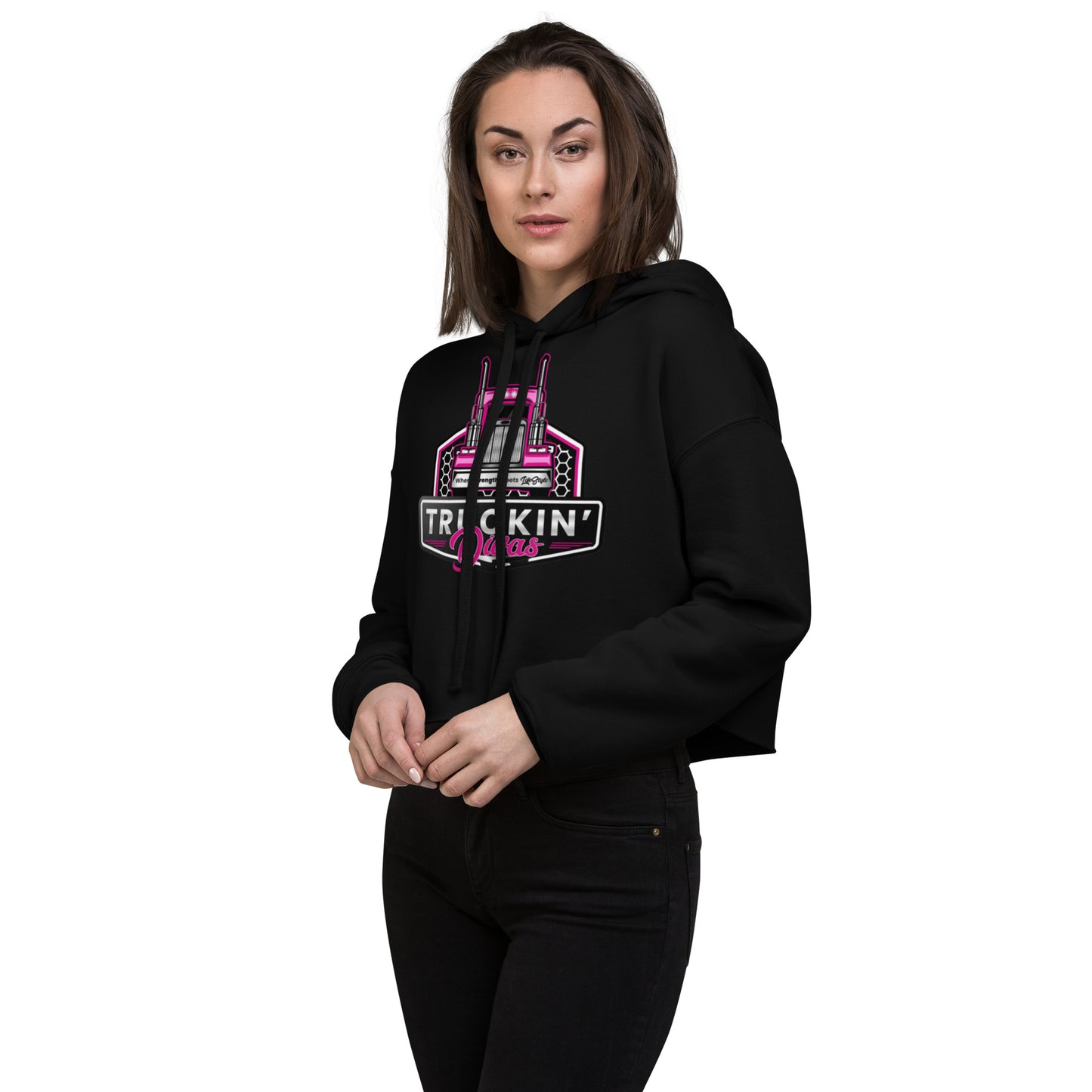 Signature Truckin' Divas Crop Hoodie